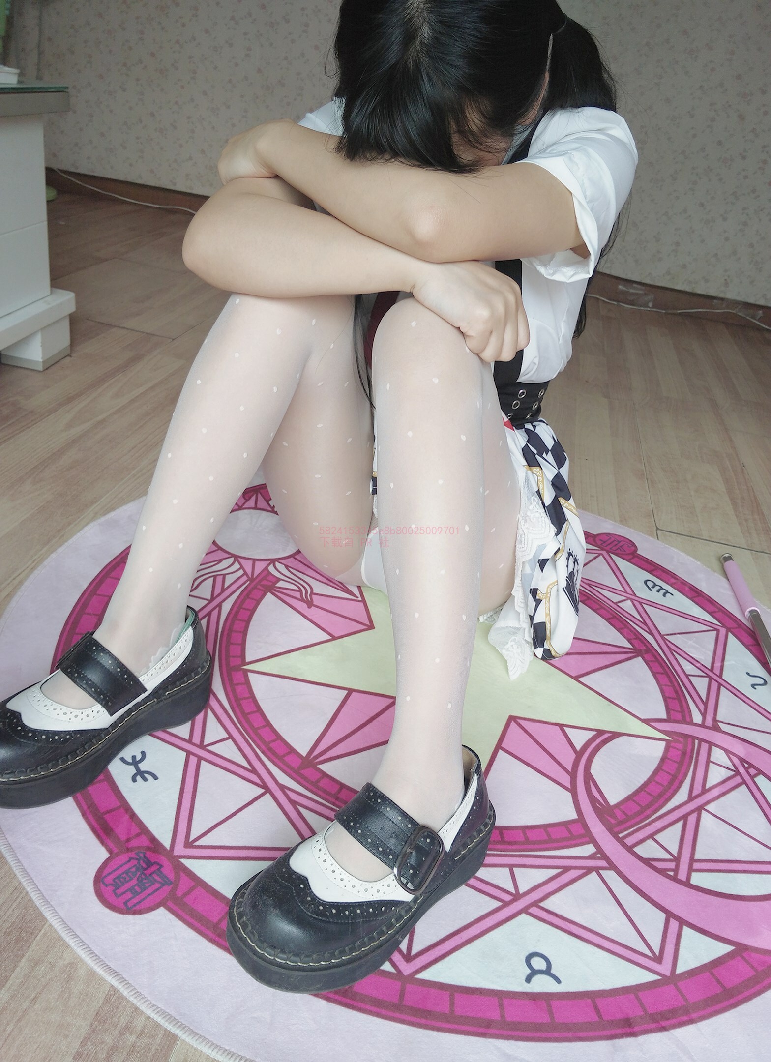 花狸追-扑克牌吊带裙图包