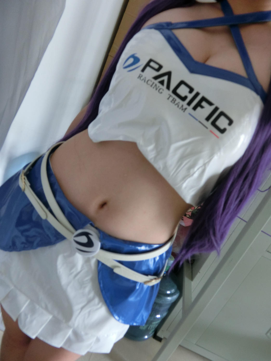 微博你陌—深蓝色睡衣 巫女杂图