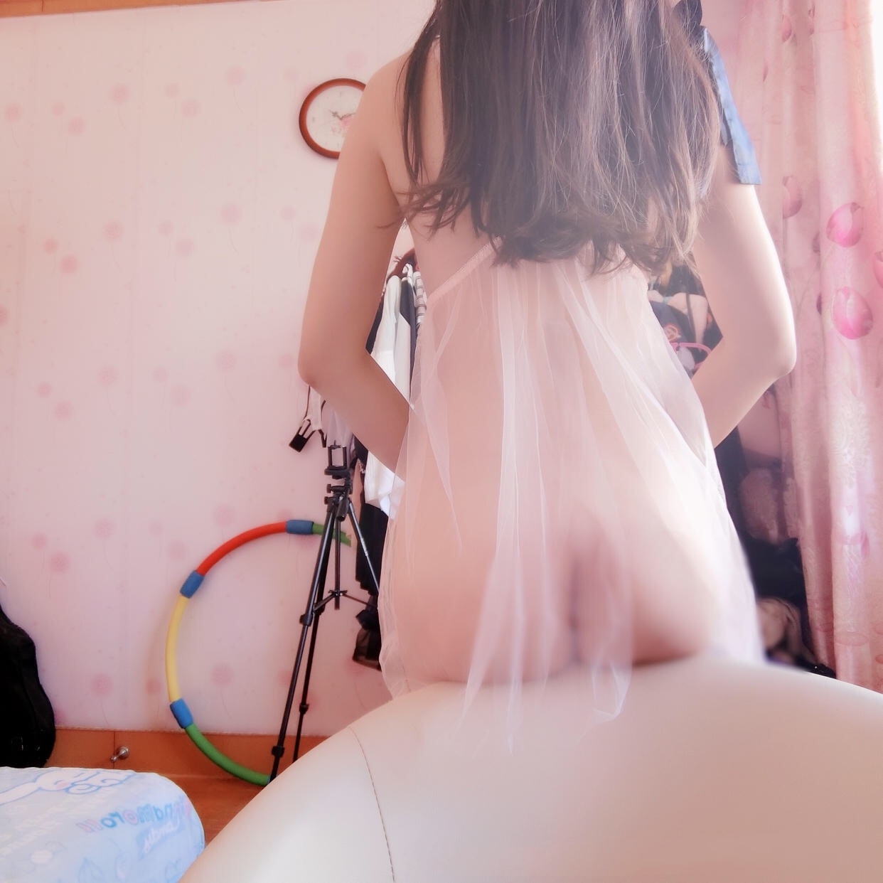 原来是茜公举殿下—透明睡衣