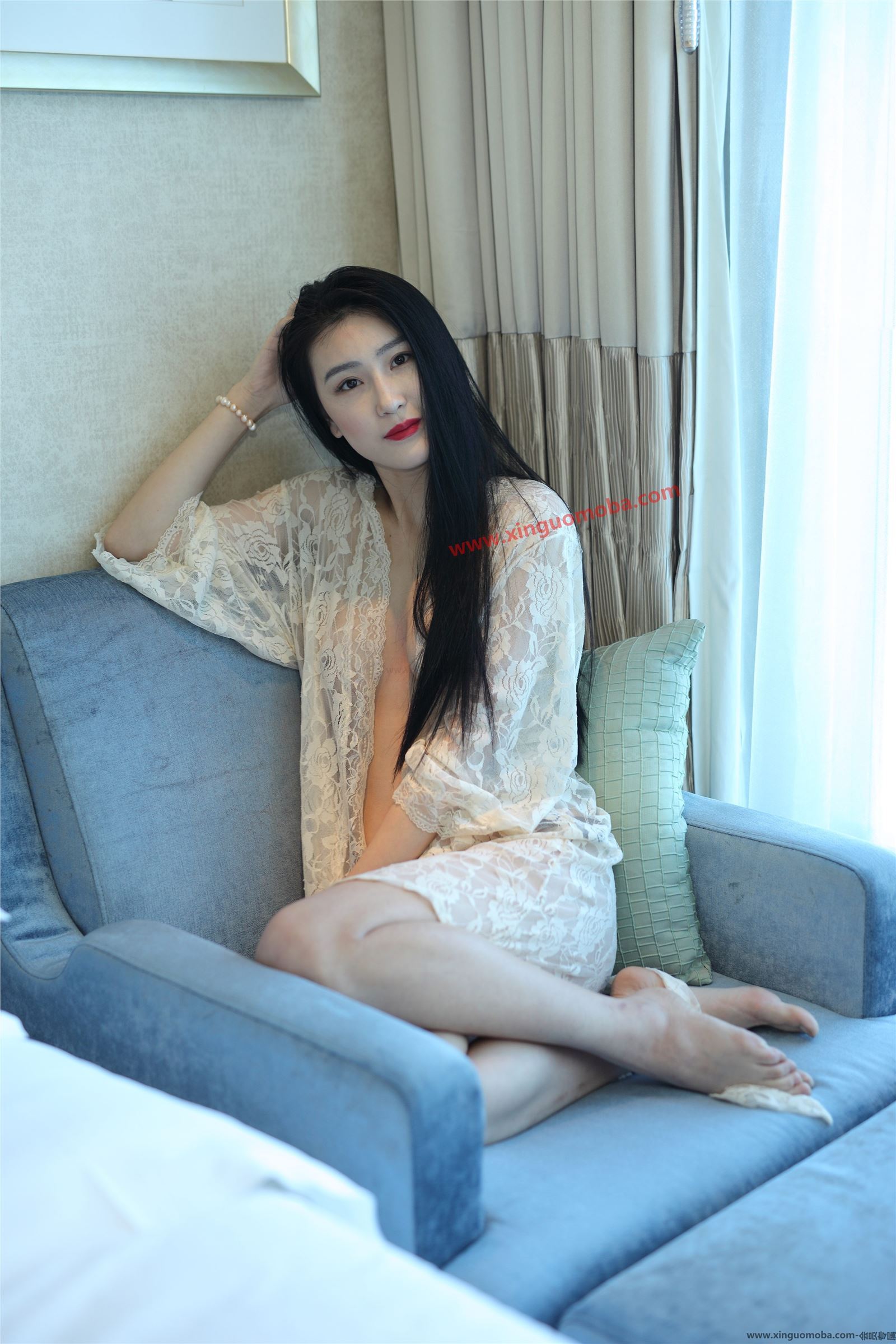 希威社模特(林若白)2016.04.01 高颜值私房套图 1