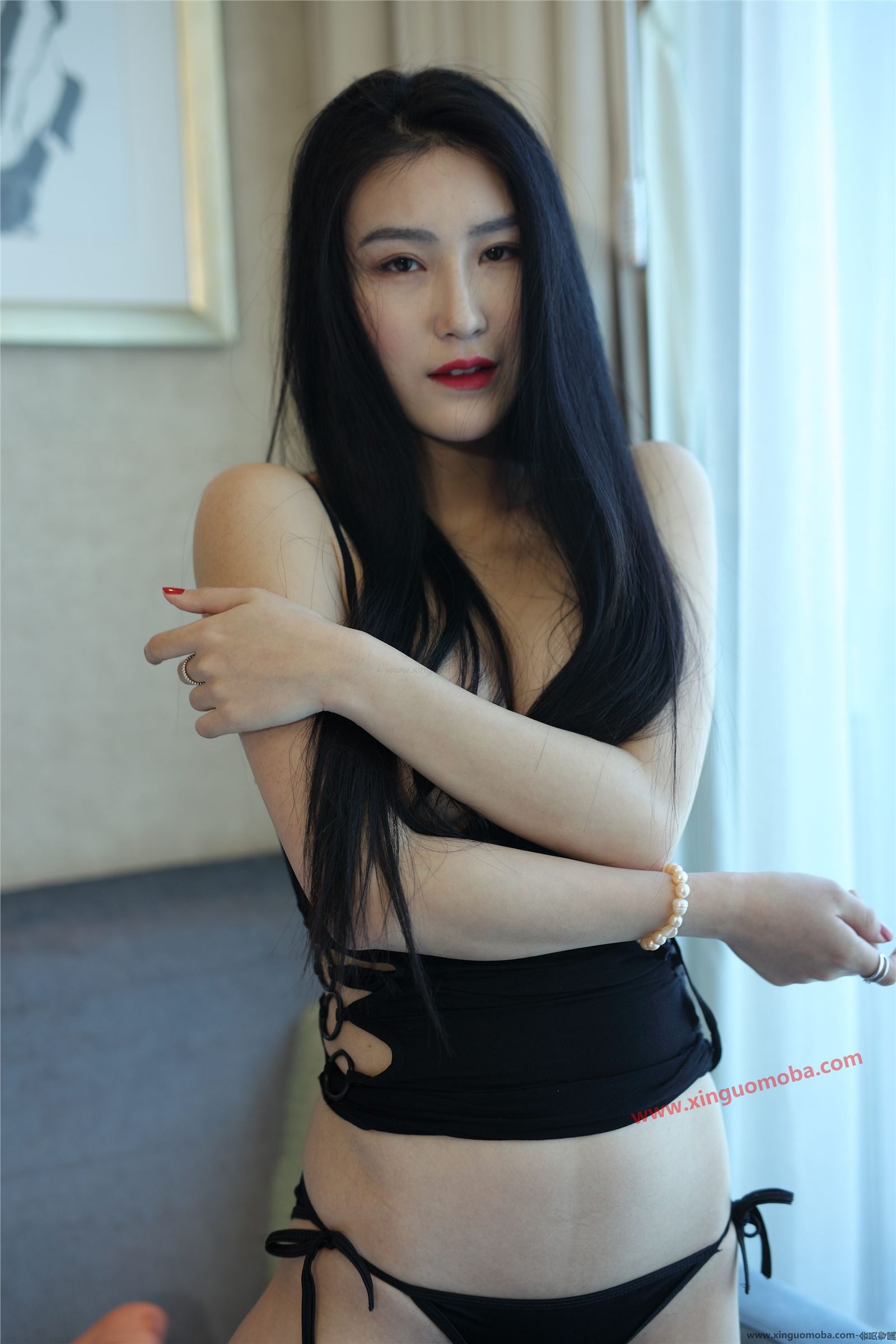 希威社模特(林若白)2016.04.01 高颜值私房套图 1