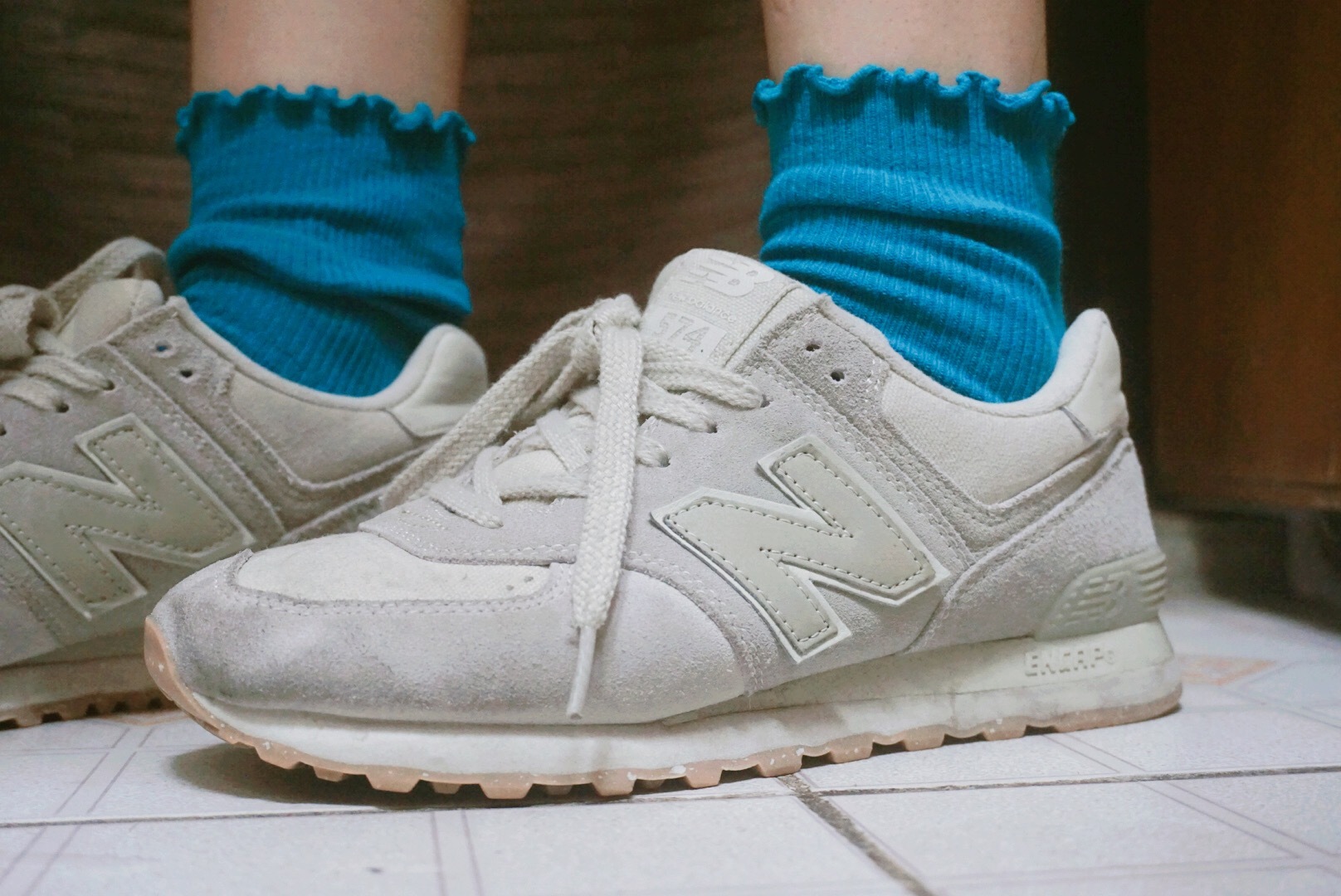 宛如 - 蓝色棉袜