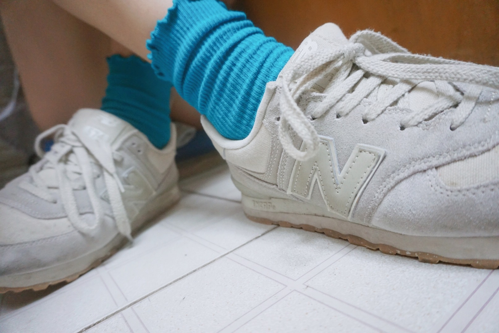 宛如 - 蓝色棉袜