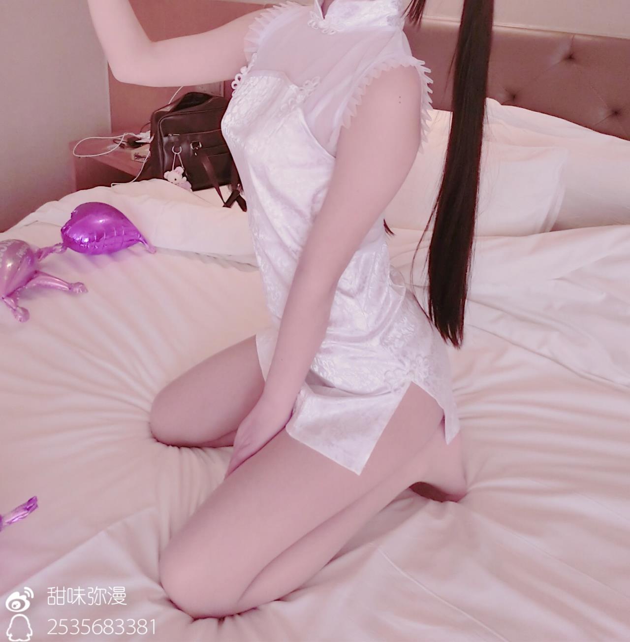 萌白酱（甜味弥漫）-171210白色旗袍