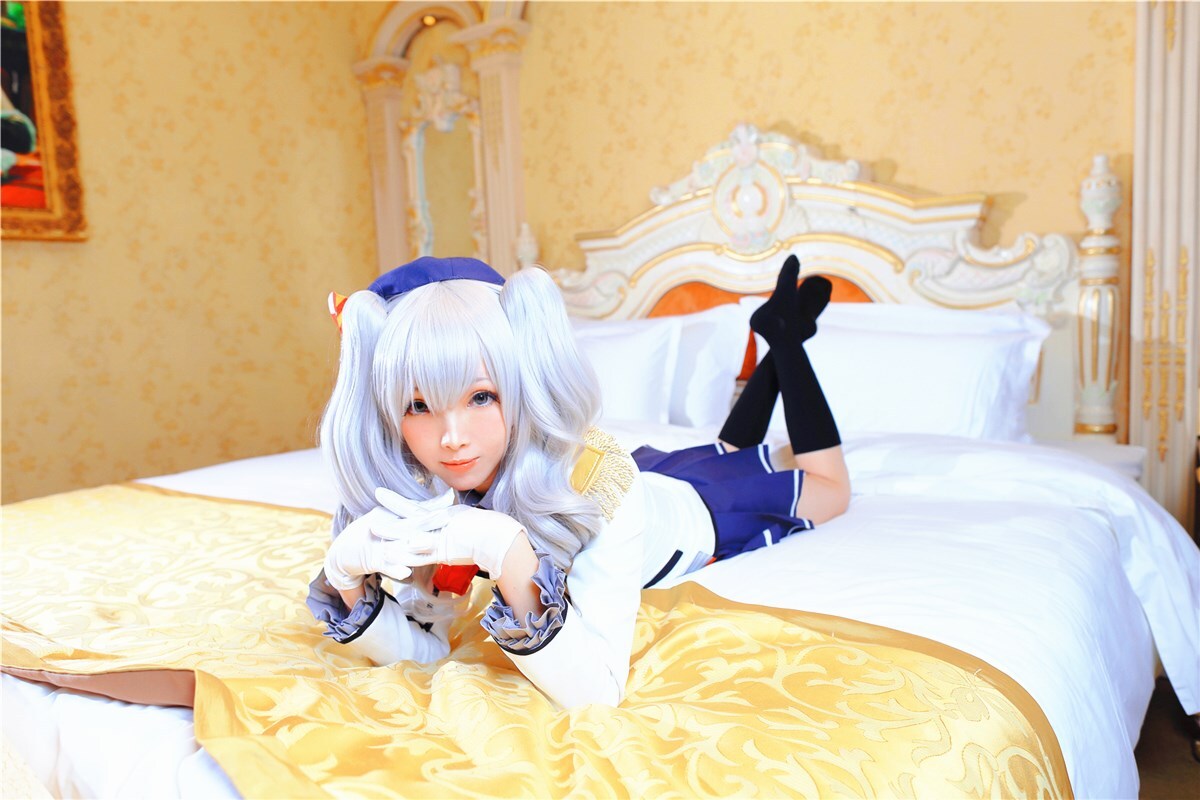 萌萌喵梦子-cosplay罗森鹿岛