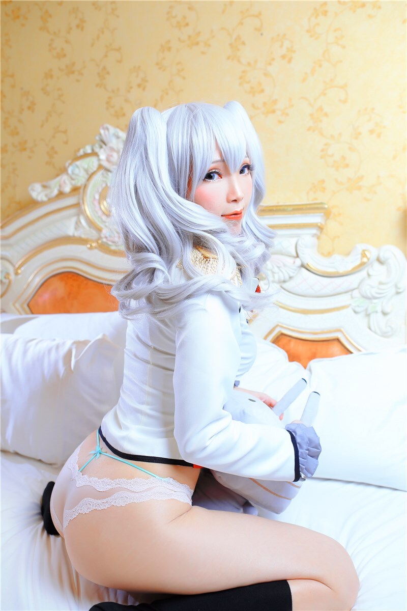萌萌喵梦子-cosplay罗森鹿岛