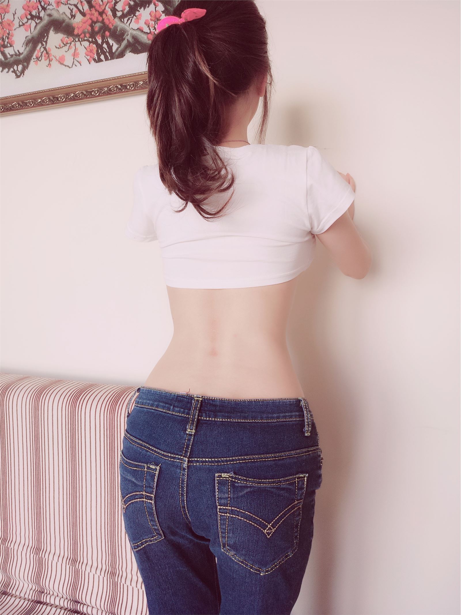 麻酥酥哟-牛仔裤长筒袜