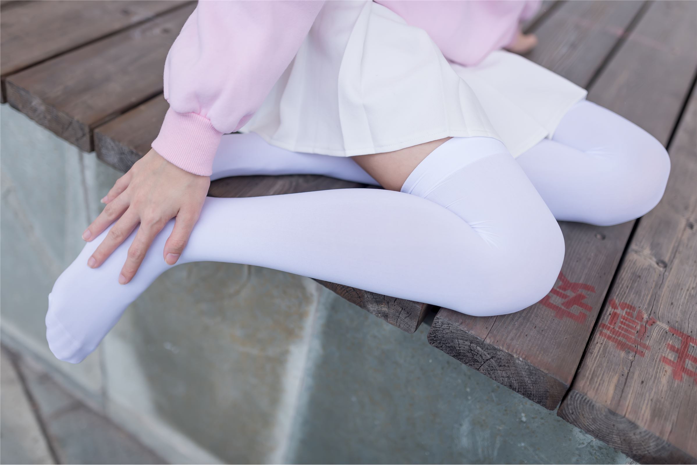 风之领域写真 NO.001 白丝超短裙