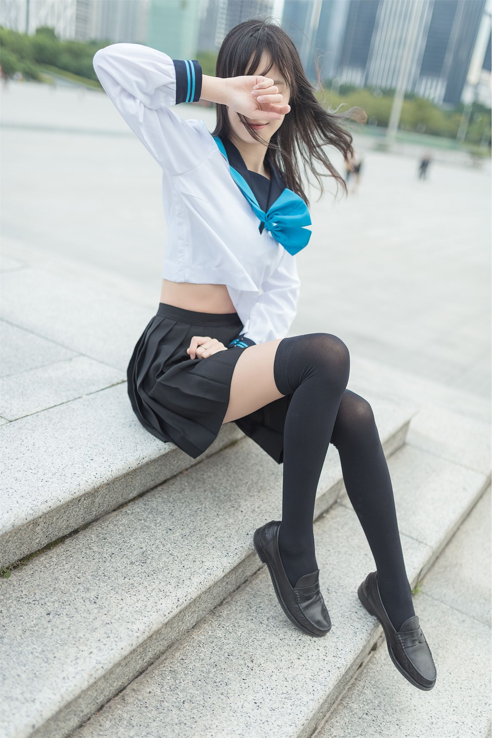 风之领域写真 NO.003 黑丝美腿户外