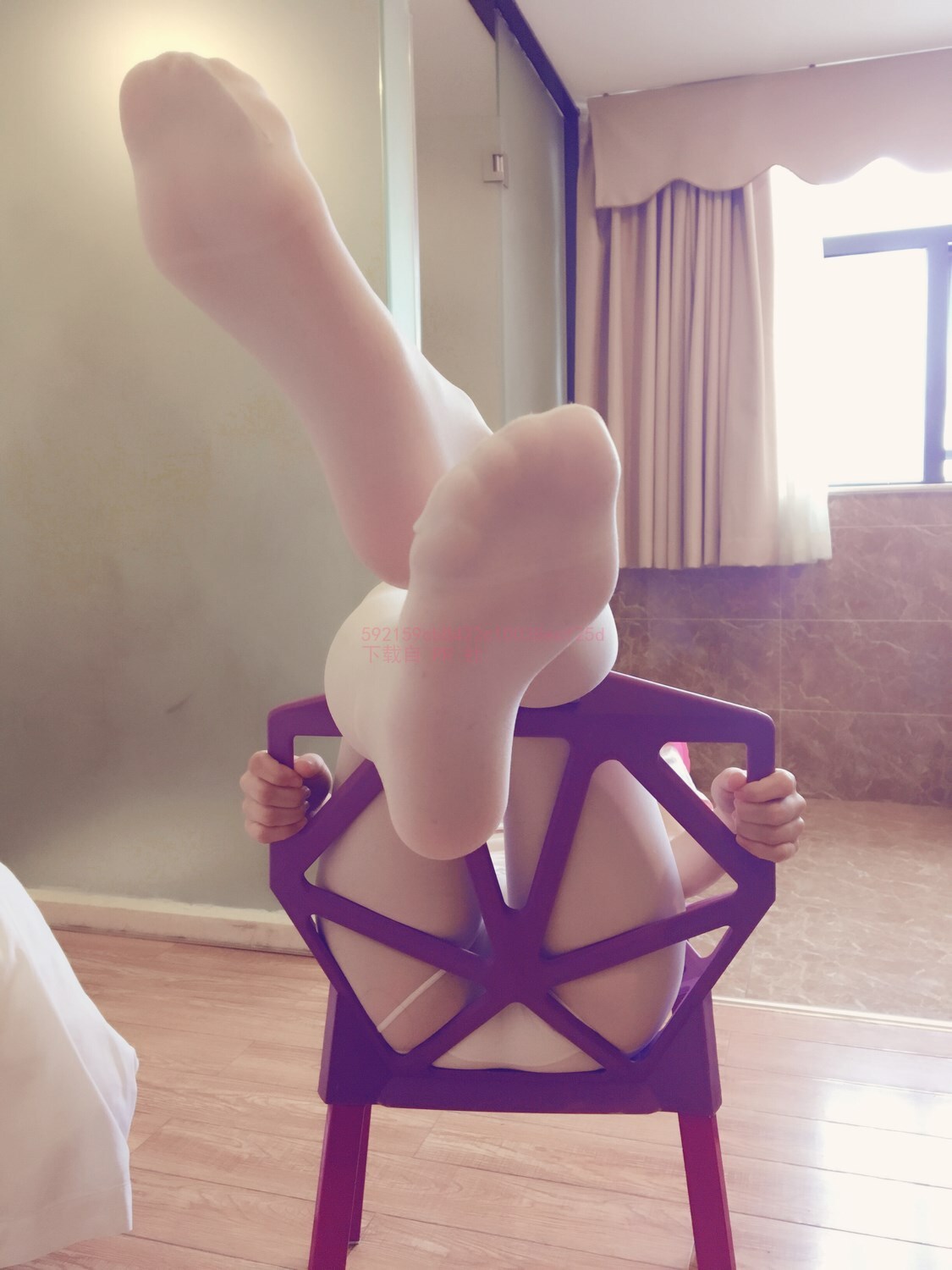 安娜CHA - 粉色水手服白丝