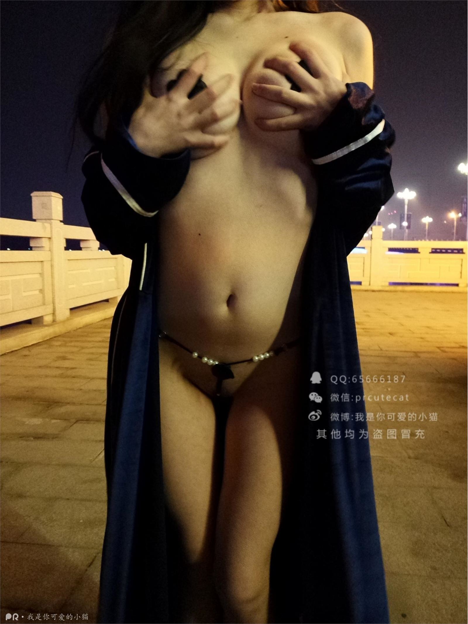 我是你可爱小猫—天桥大胆露出