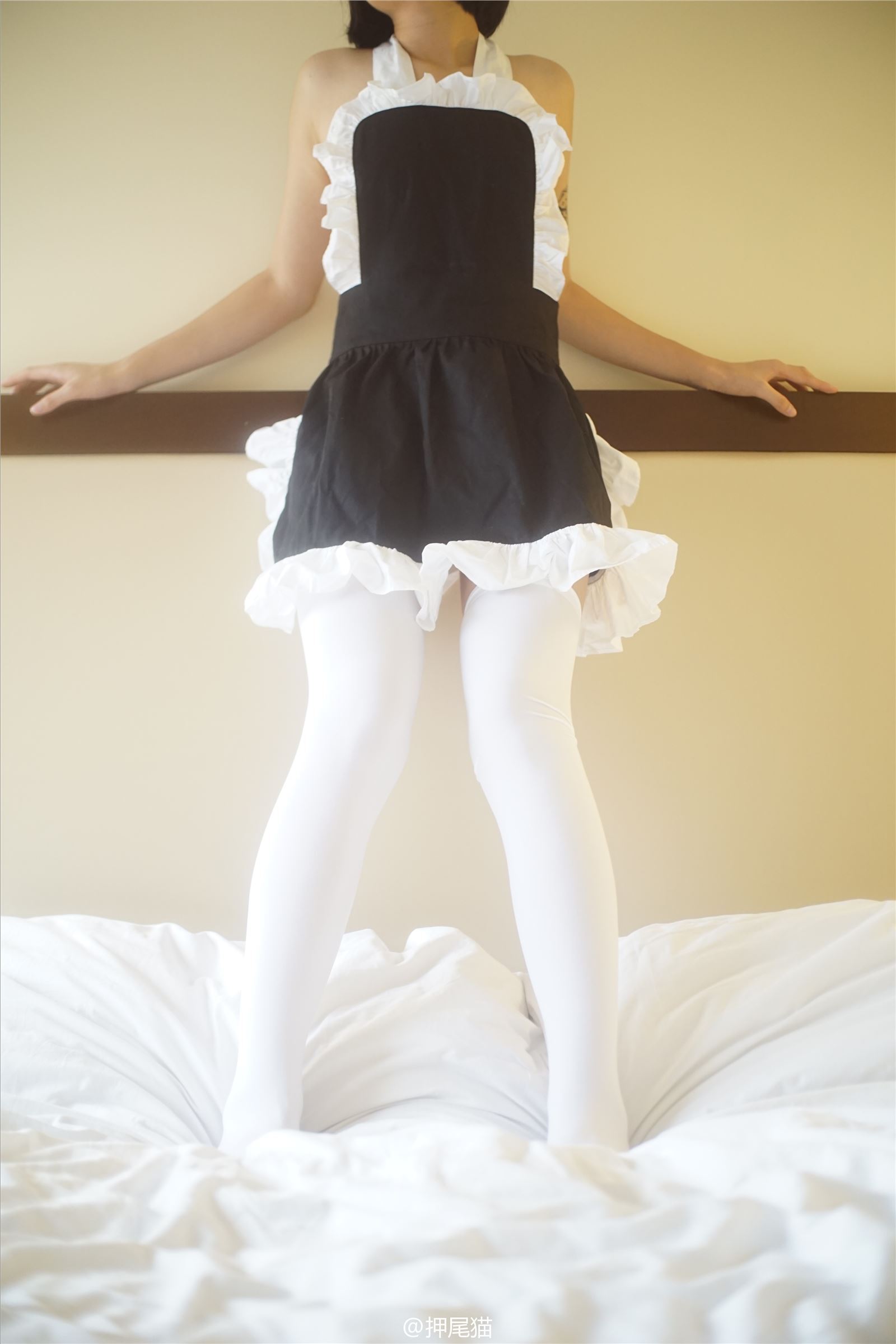 押尾猫-白丝女仆