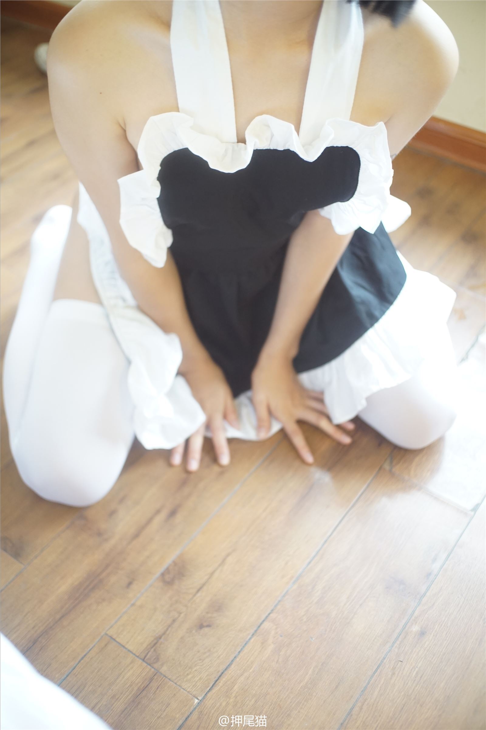 押尾猫-白丝女仆