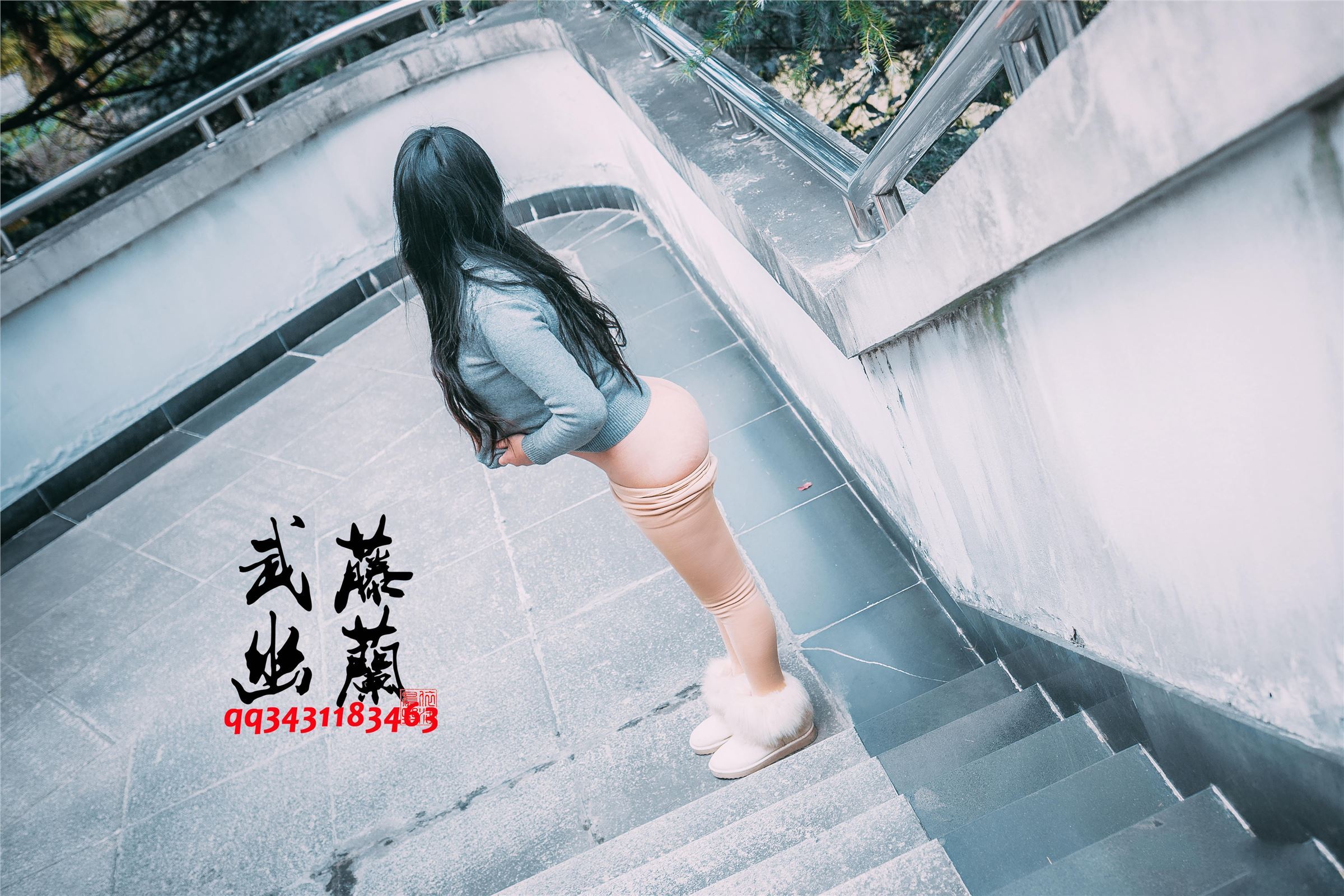 武藤幽兰—校园露出