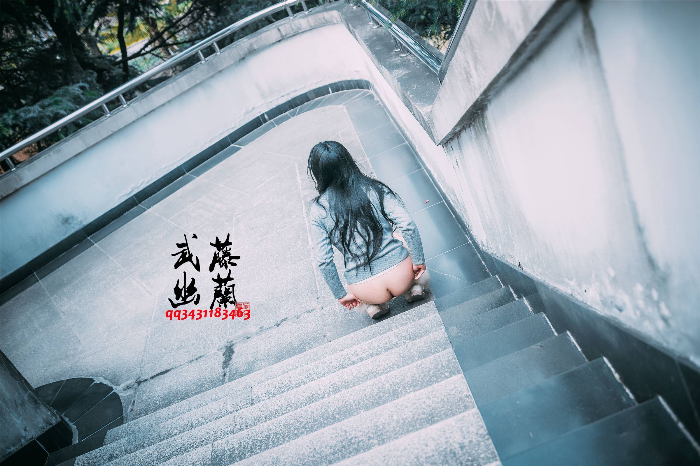 武藤幽兰—校园露出