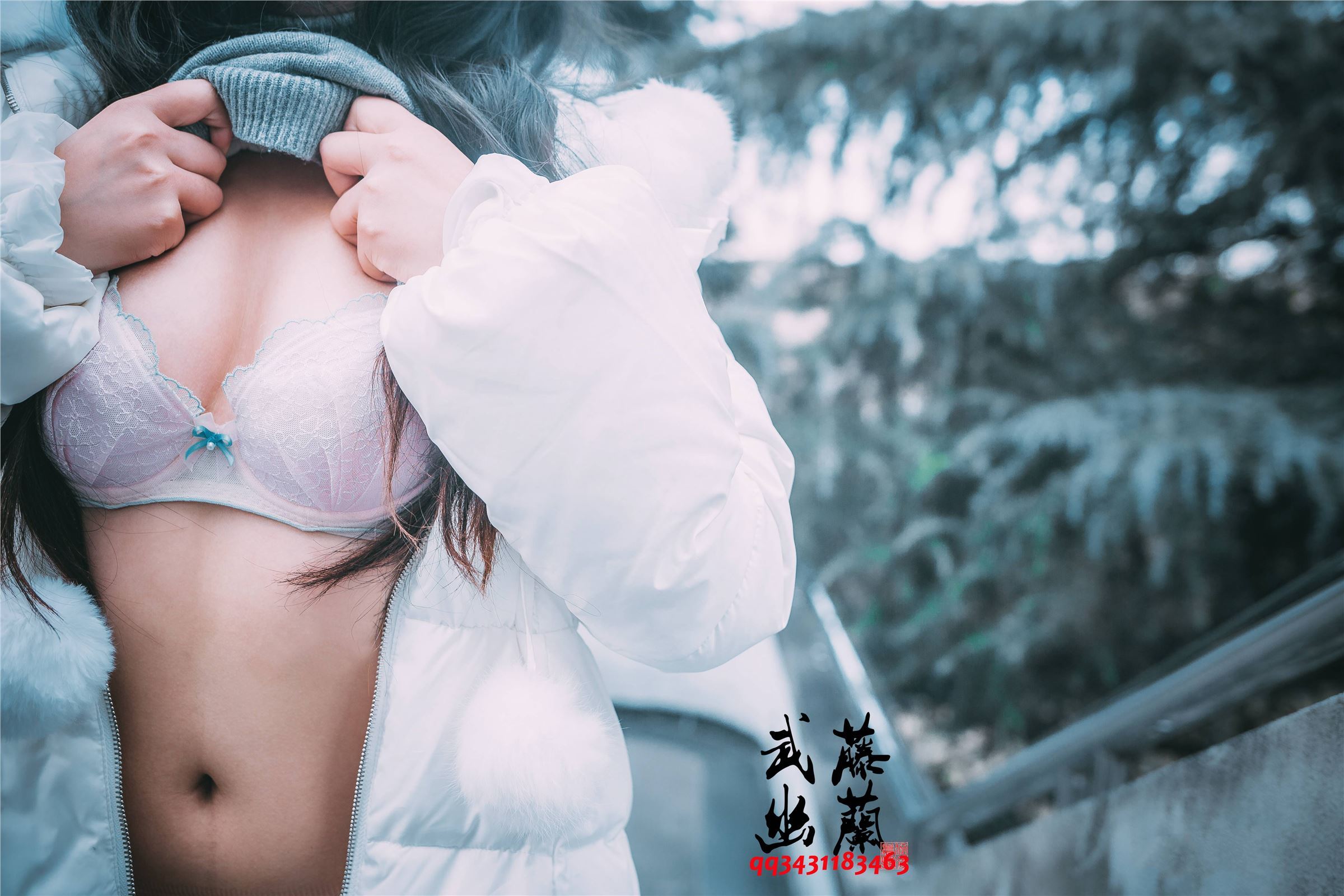 武藤幽兰—校园露出