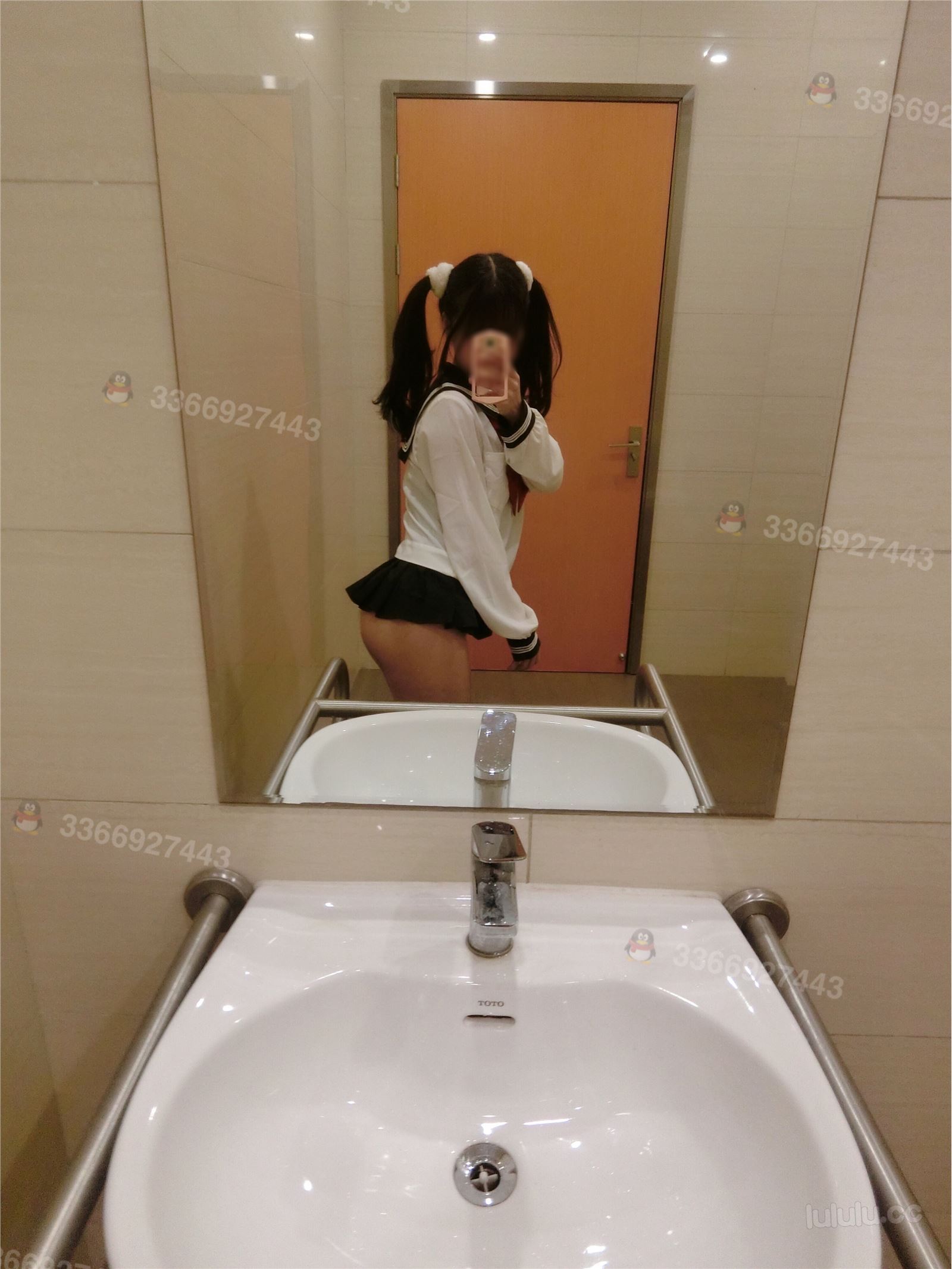 妄摄娘(清酒小百合) 厕所露出