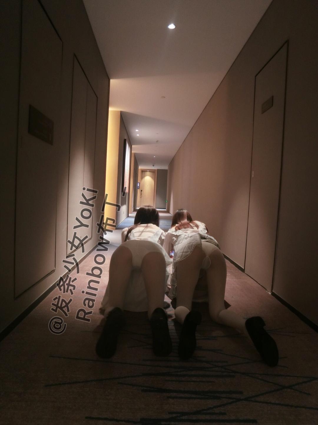 发条少女-180226户外白丝露脸合集