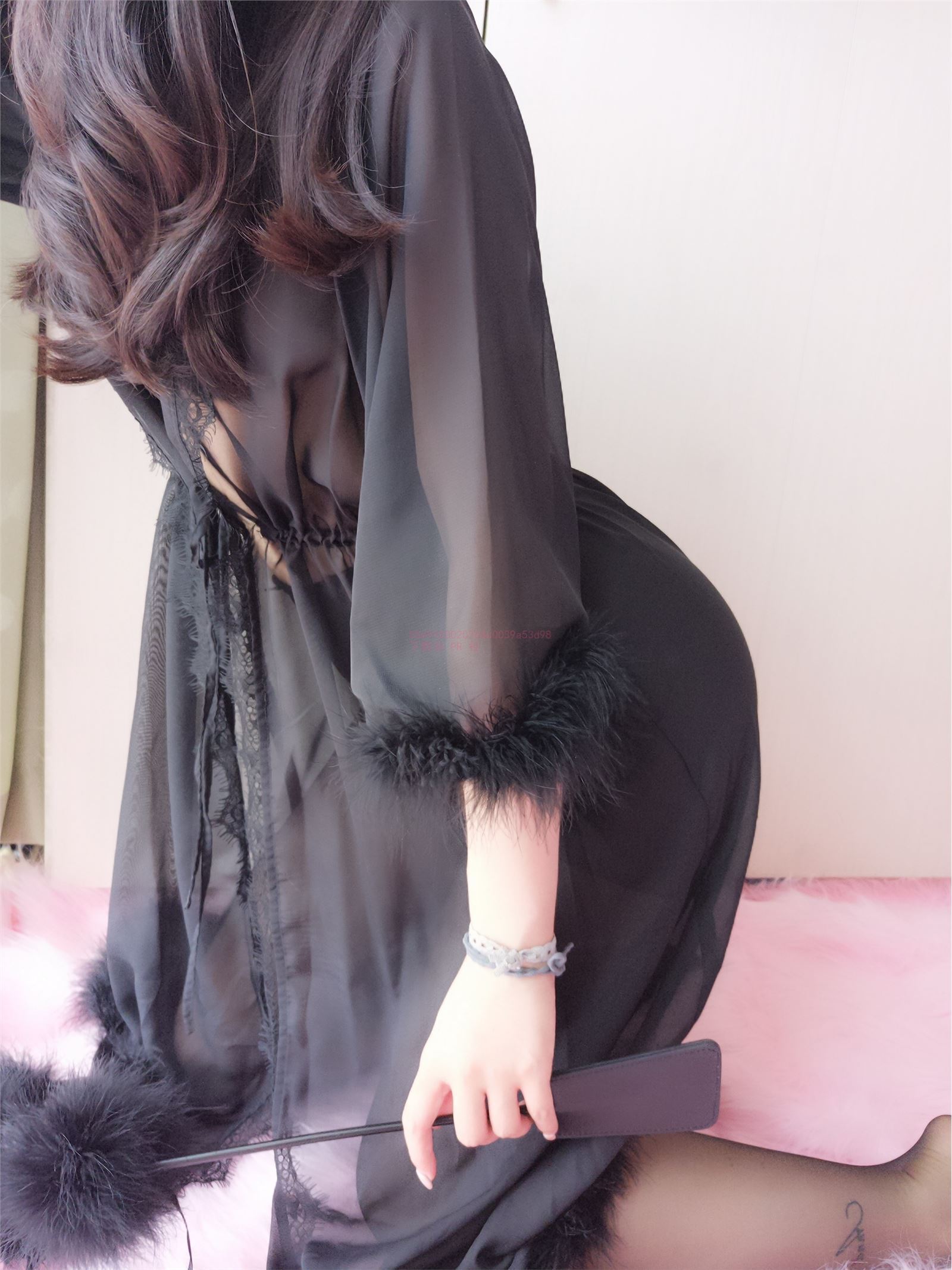 w棉尾兔几w - 黑睡衣&黑丝