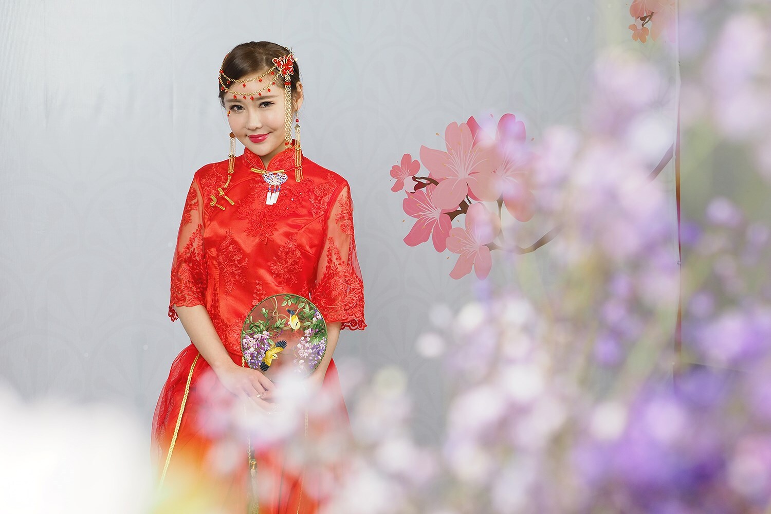 2018上海Olympus展会旗袍装嫩模 [伊港伊戆以刚]