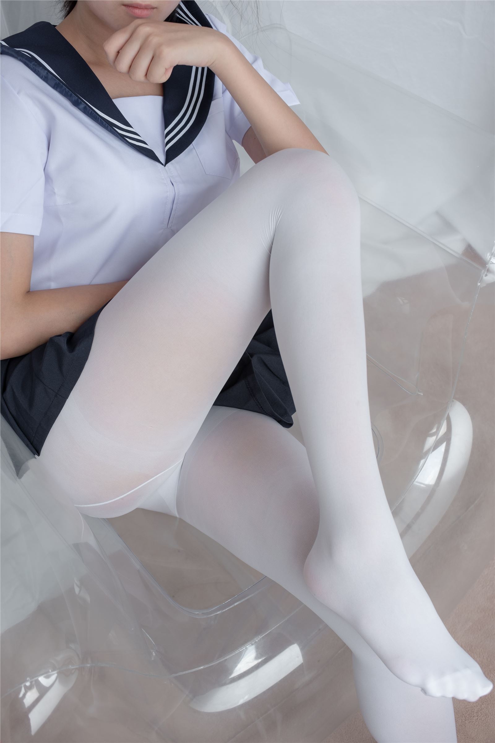 爱花写真 - [ALPHA-003] 白丝水手服