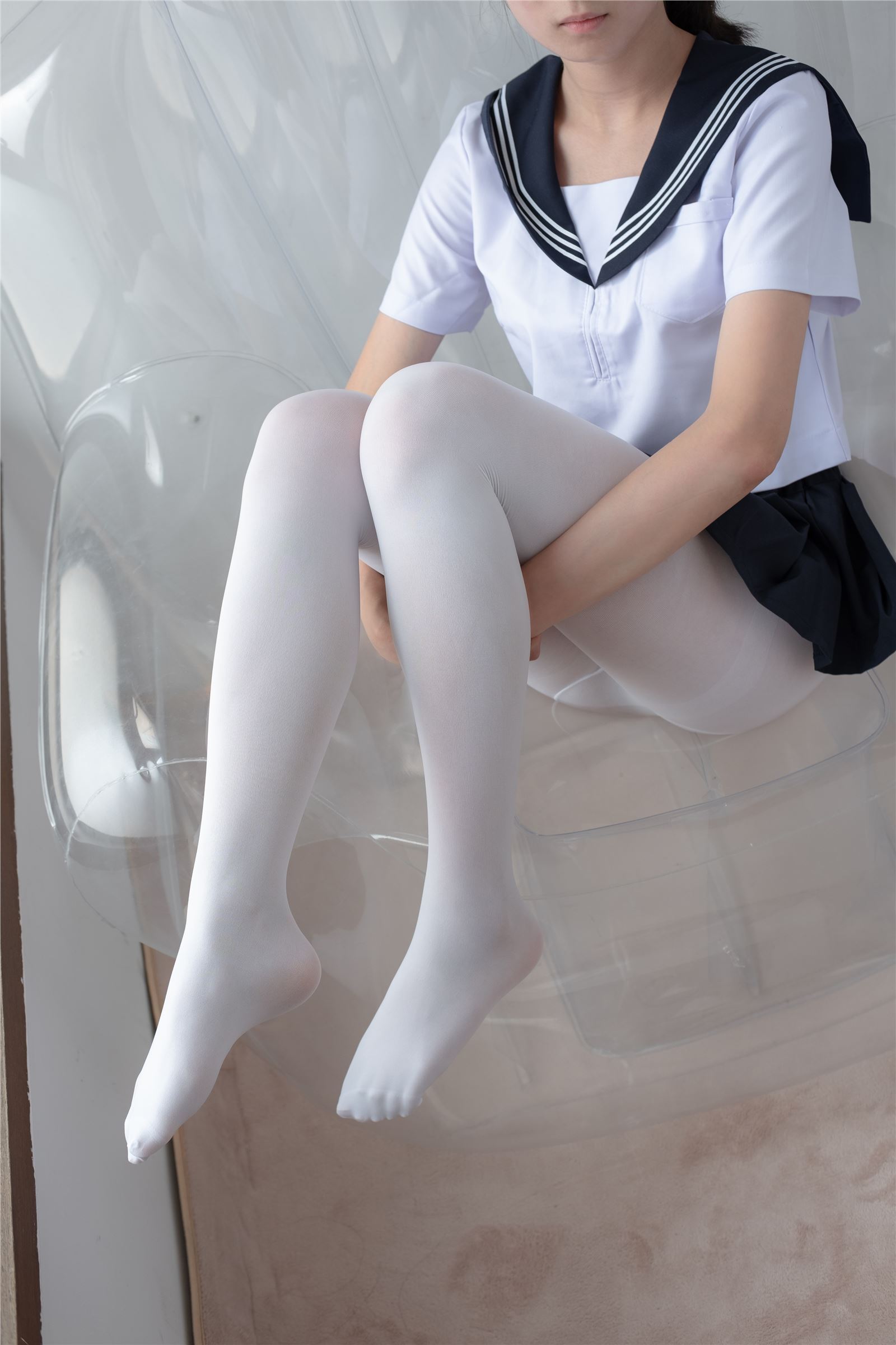 爱花写真 - [ALPHA-003] 白丝水手服