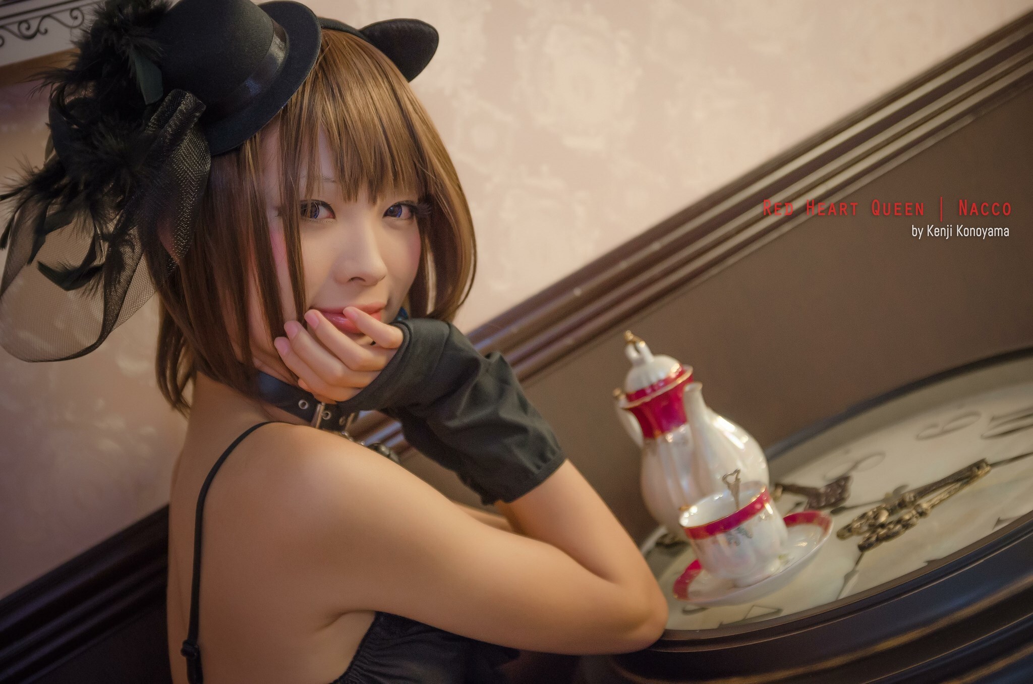 Nacco Cosplay コスプレ激萌黑色袜控Cos 1