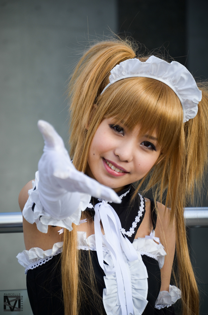 Nacco Cosplay コスプレ激萌黑色袜控Cos 1