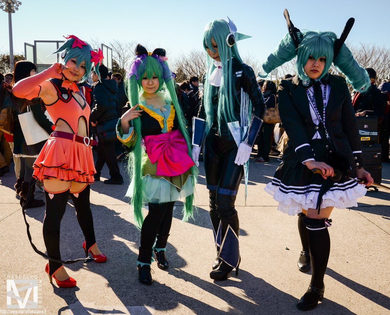 Nacco Cosplay コスプレ激萌黑色袜控Cos 1