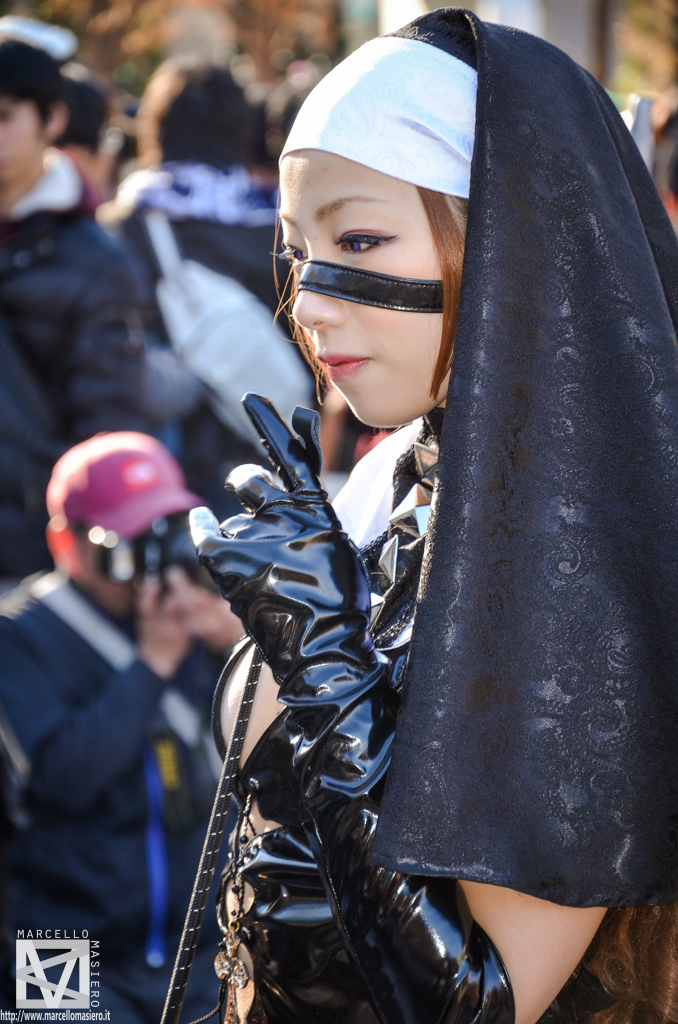 Nacco Cosplay コスプレ激萌黑色袜控Cos 1