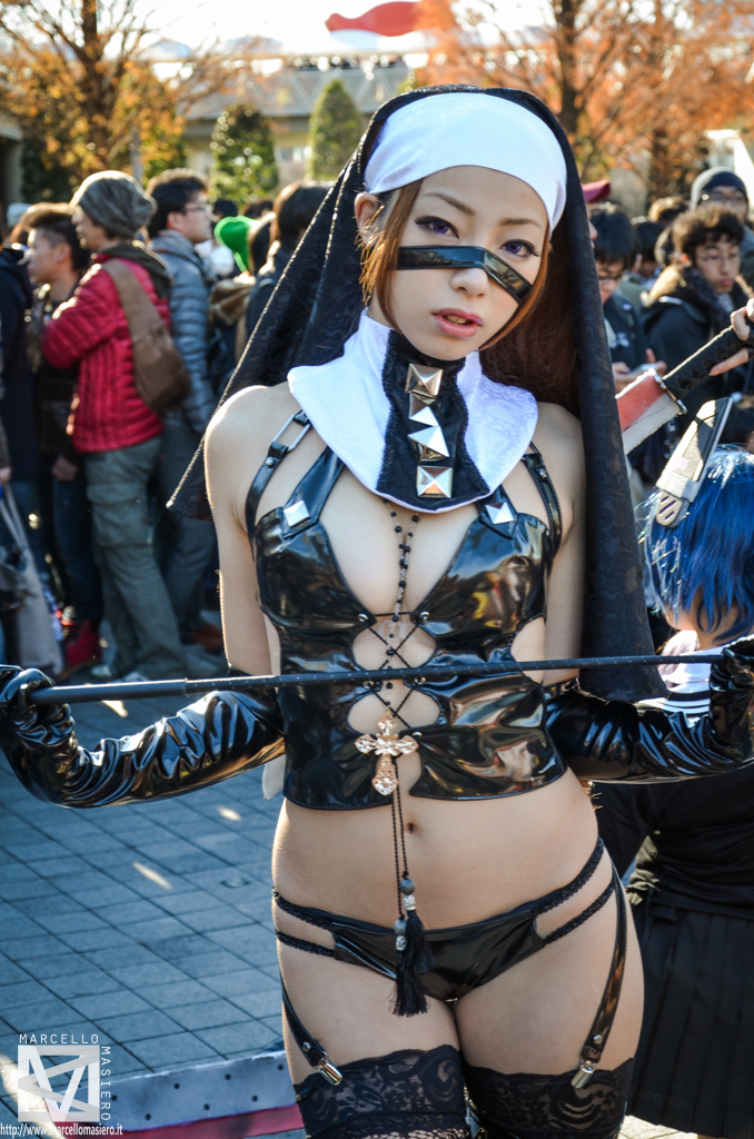 Nacco Cosplay コスプレ激萌黑色袜控Cos 1