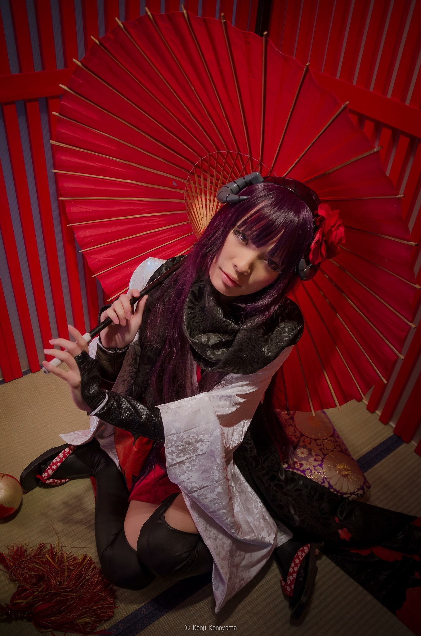 Nacco Cosplay コスプレ激萌黑色袜控Cos 1