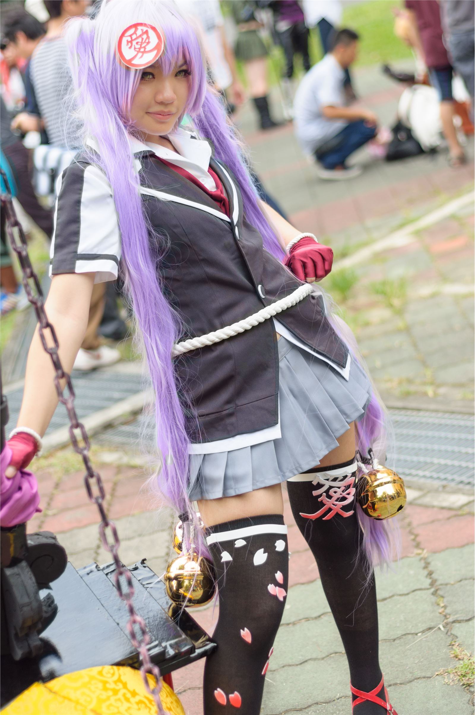 Nacco Cosplay コスプレ激萌黑色袜控Cos 2