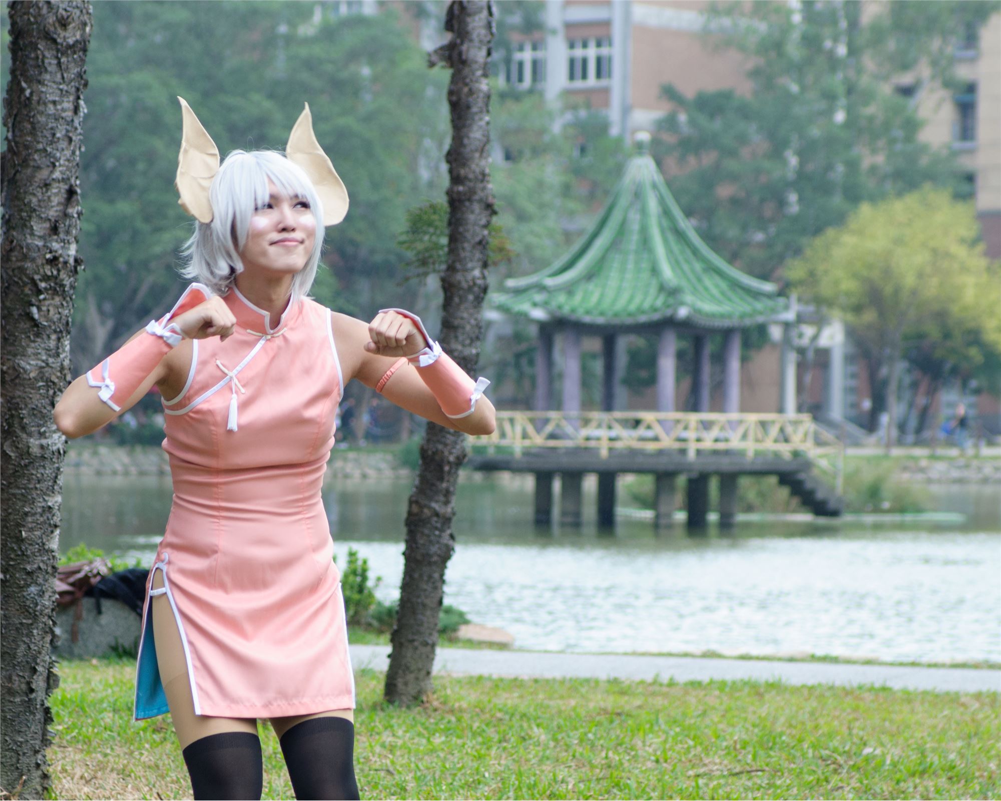 Nacco Cosplay コスプレ激萌黑色袜控Cos 2