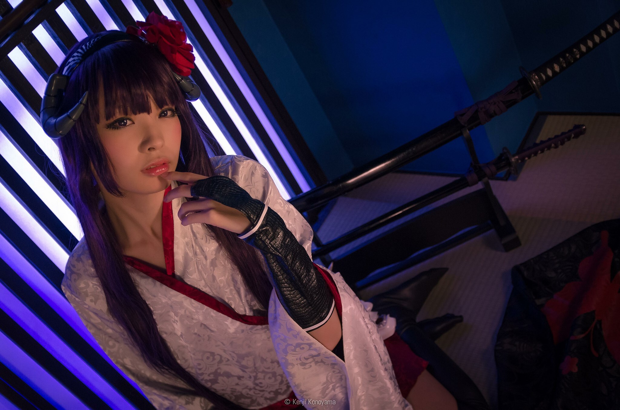 Nacco Cosplay コスプレ激萌黑色袜控Cos 2