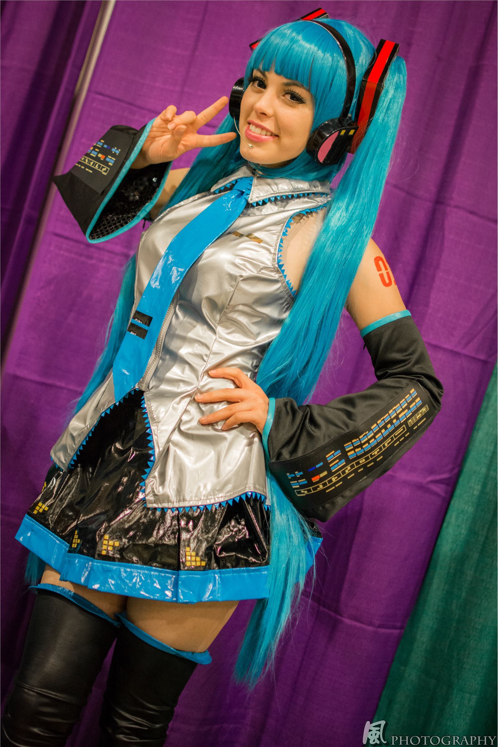 Nacco Cosplay コスプレ激萌黑色袜控Cos 2