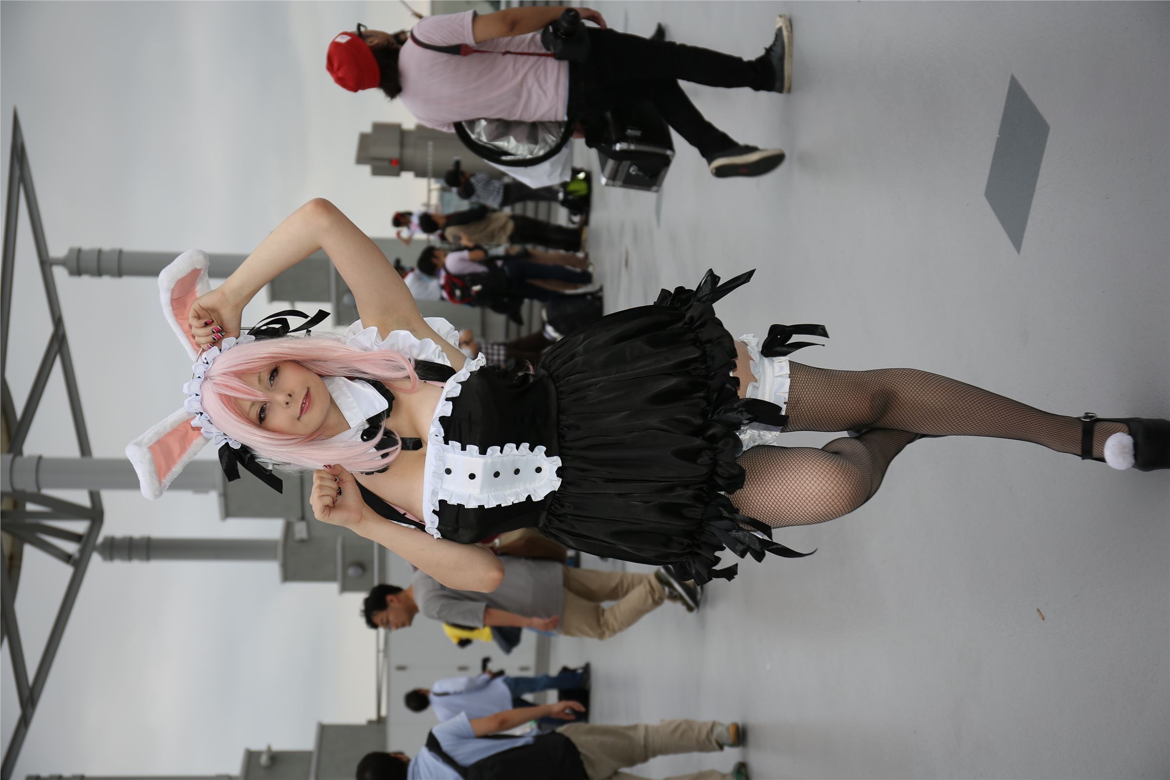 Nacco Cosplay コスプレ激萌黑色袜控Cos 2