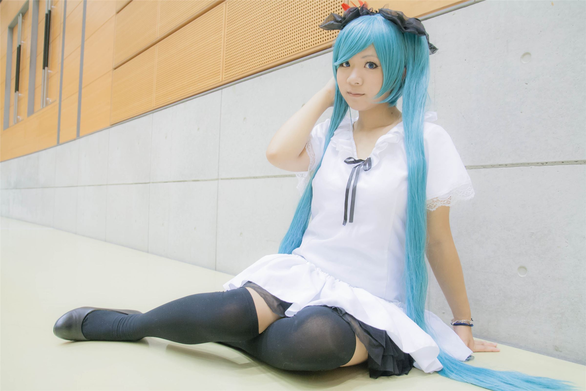 Nacco Cosplay コスプレ激萌黑色袜控Cos 2