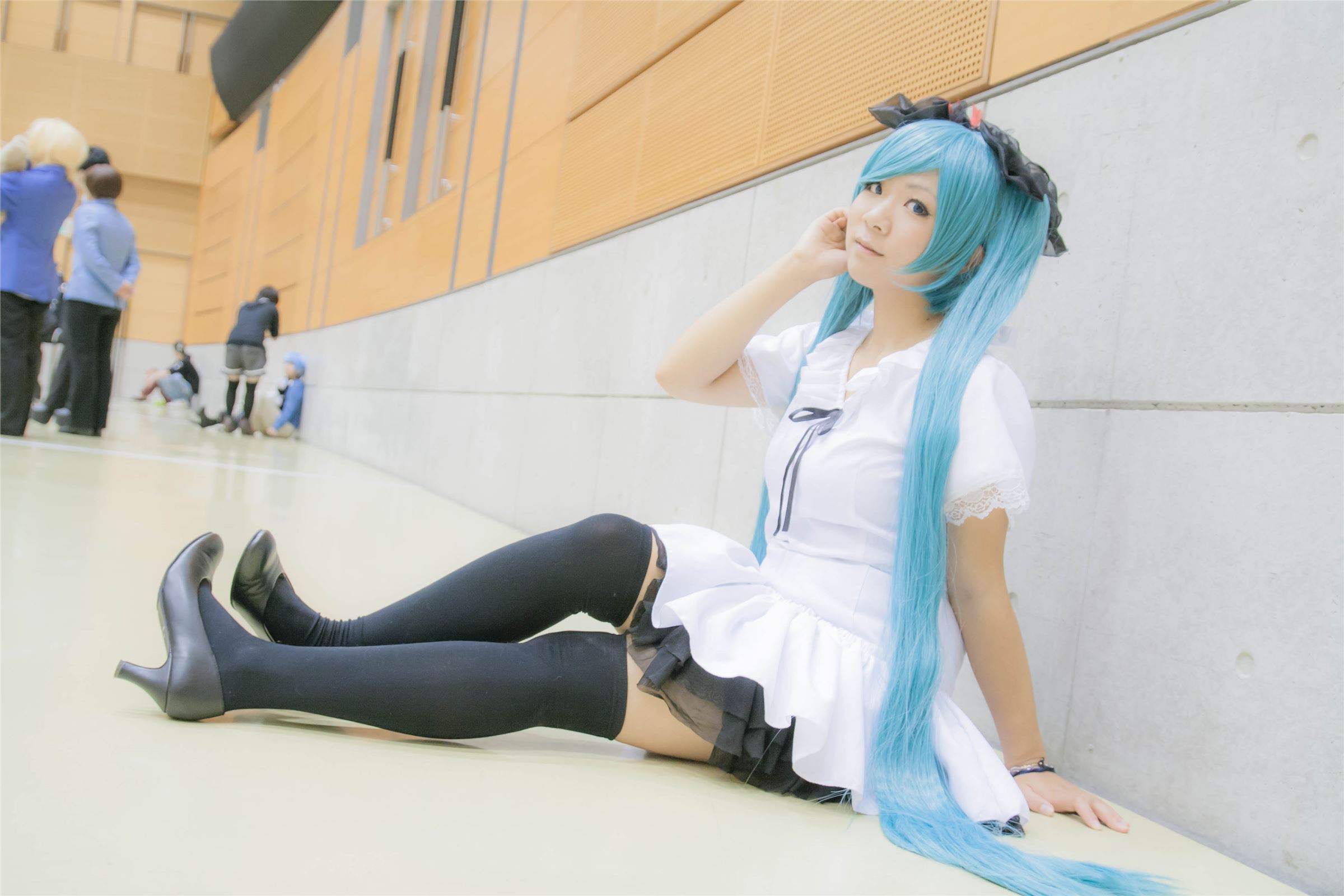 Nacco Cosplay コスプレ激萌黑色袜控Cos 2