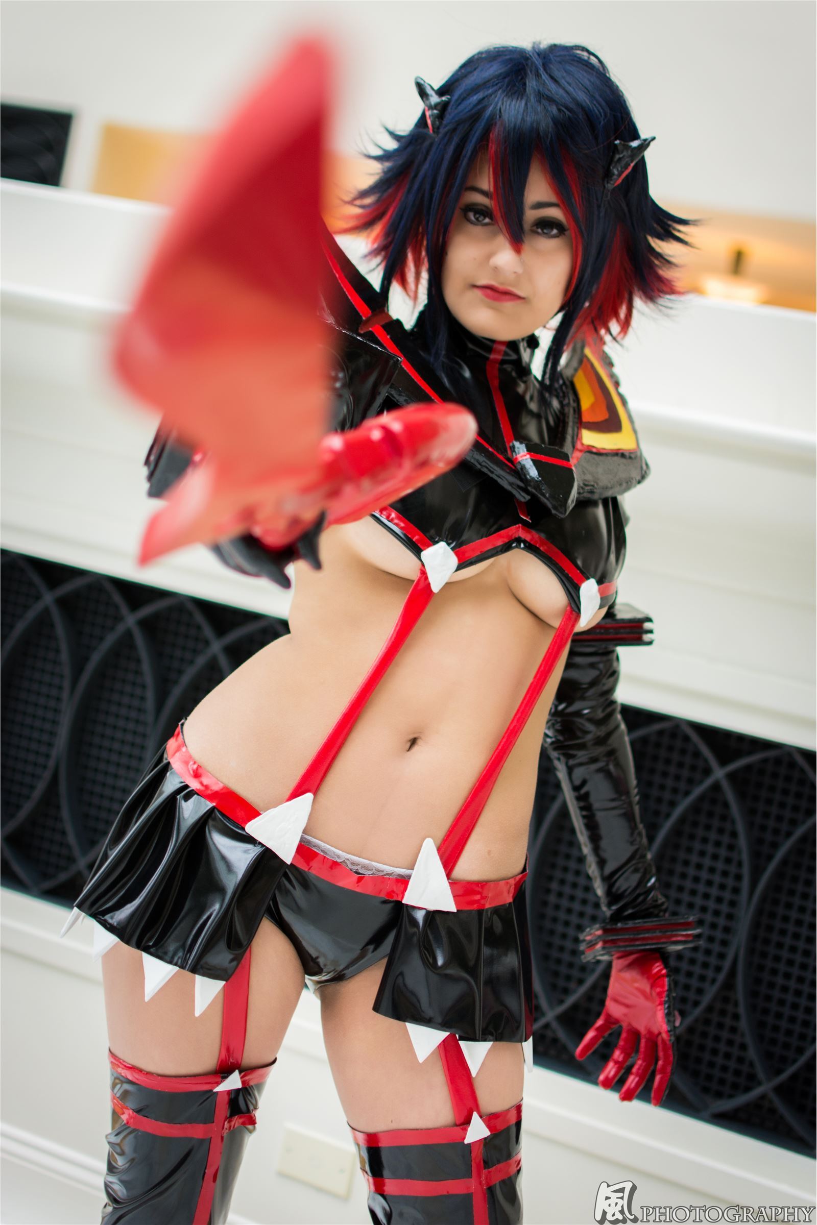 Nacco Cosplay コスプレ激萌黑色袜控Cos 2