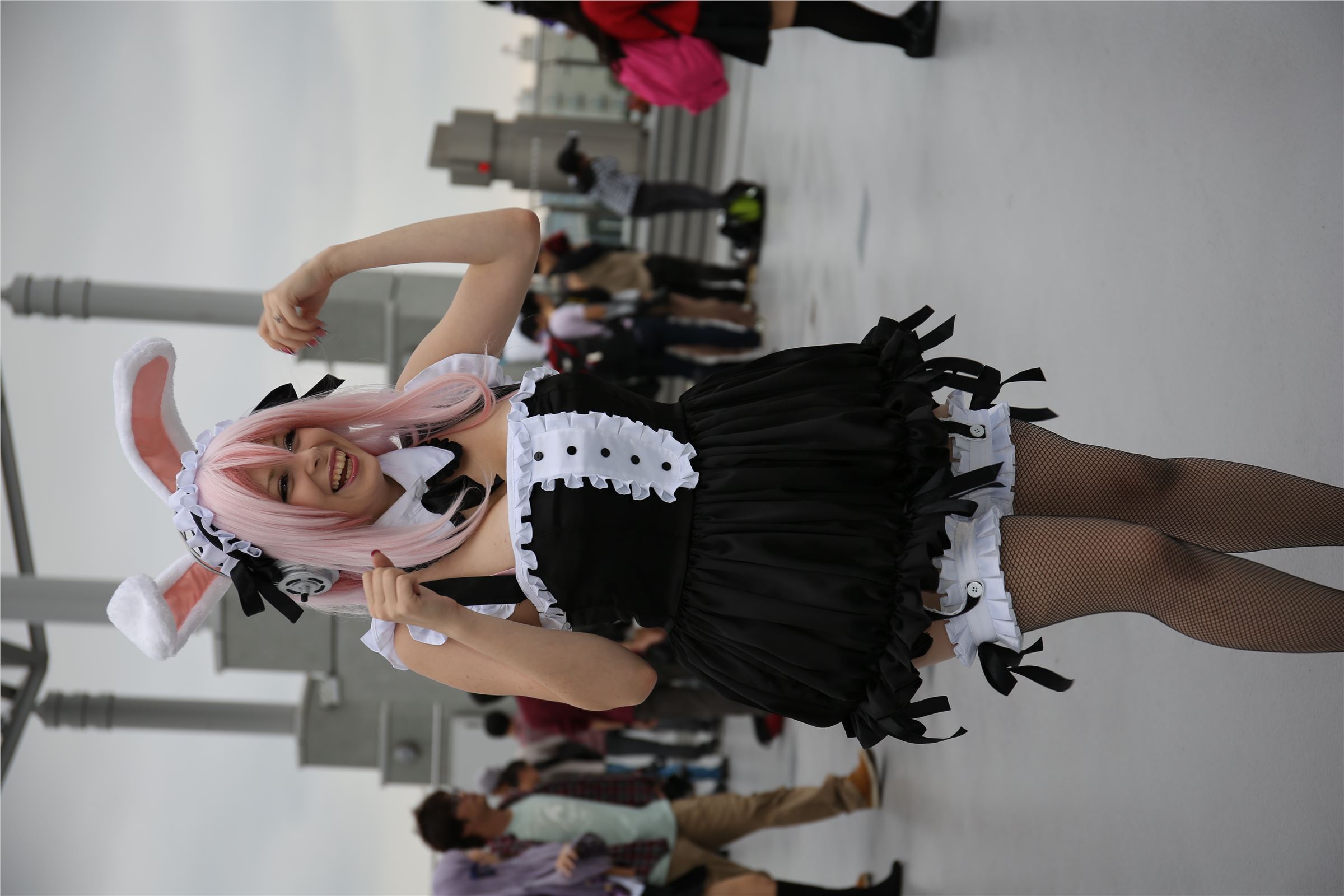 Nacco Cosplay コスプレ激萌黑色袜控Cos 2