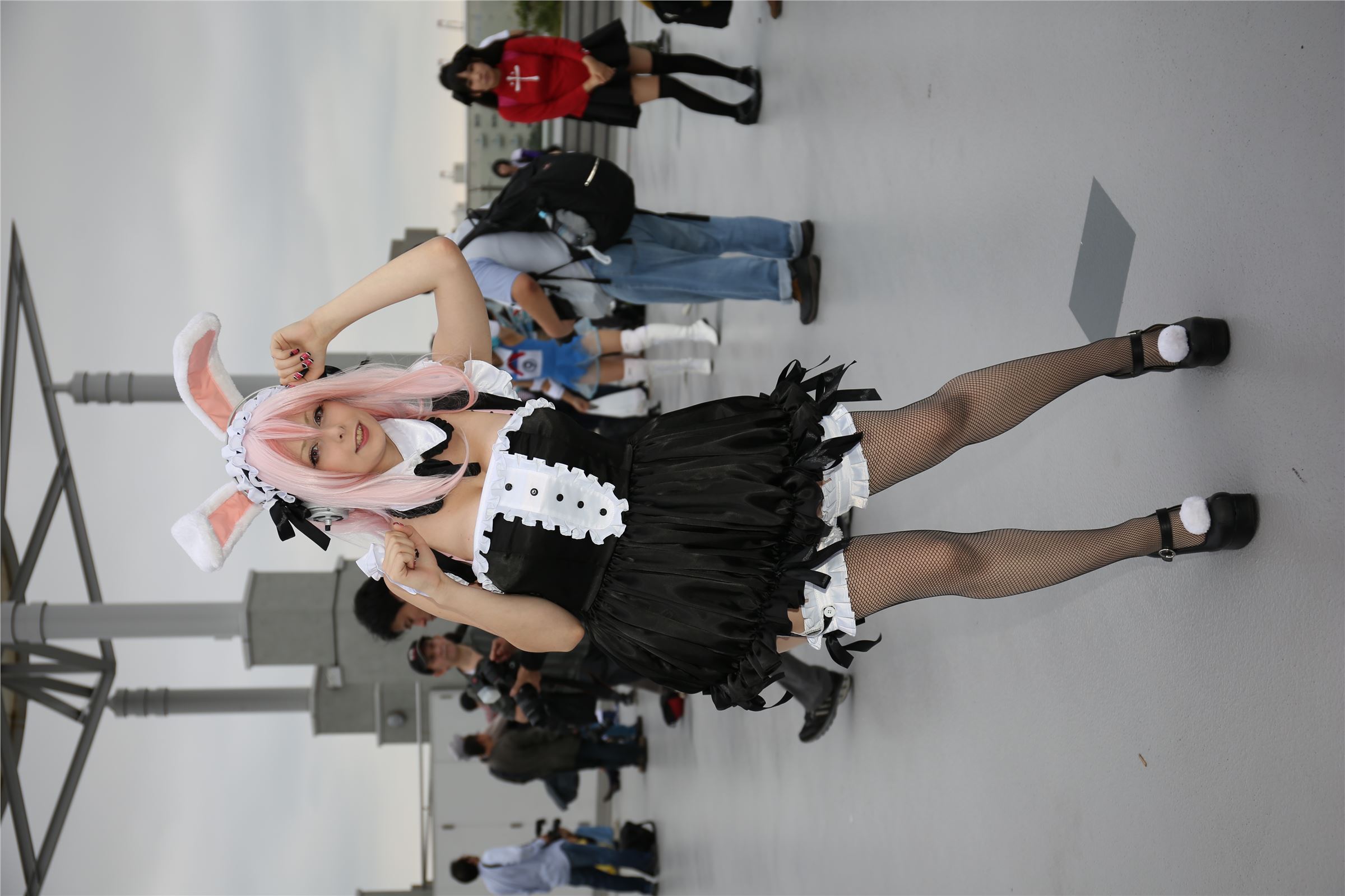 Nacco Cosplay コスプレ激萌黑色袜控Cos 2