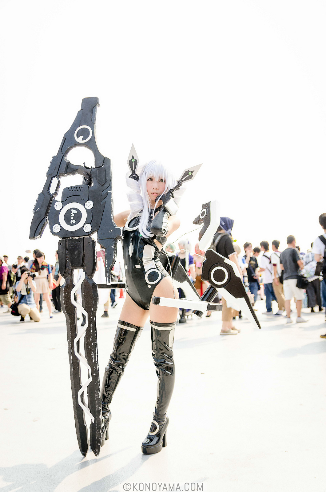 Nacco Cosplay コスプレ激萌黑色袜控Cos 2