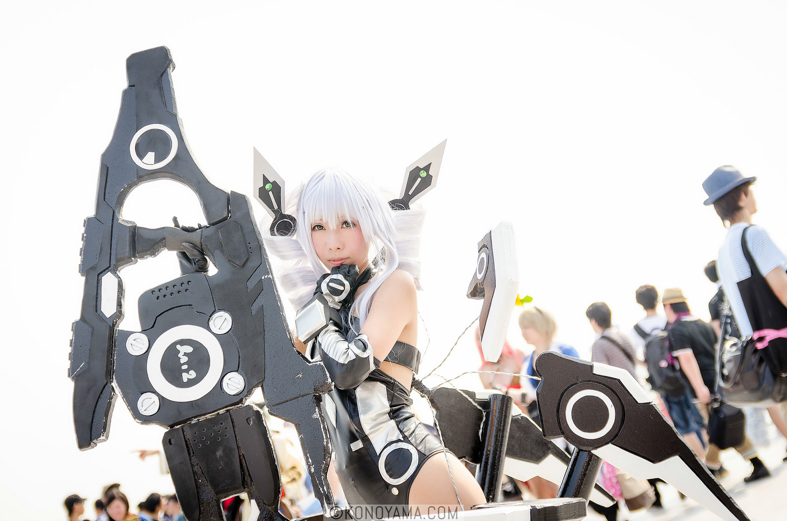 Nacco Cosplay コスプレ激萌黑色袜控Cos 2