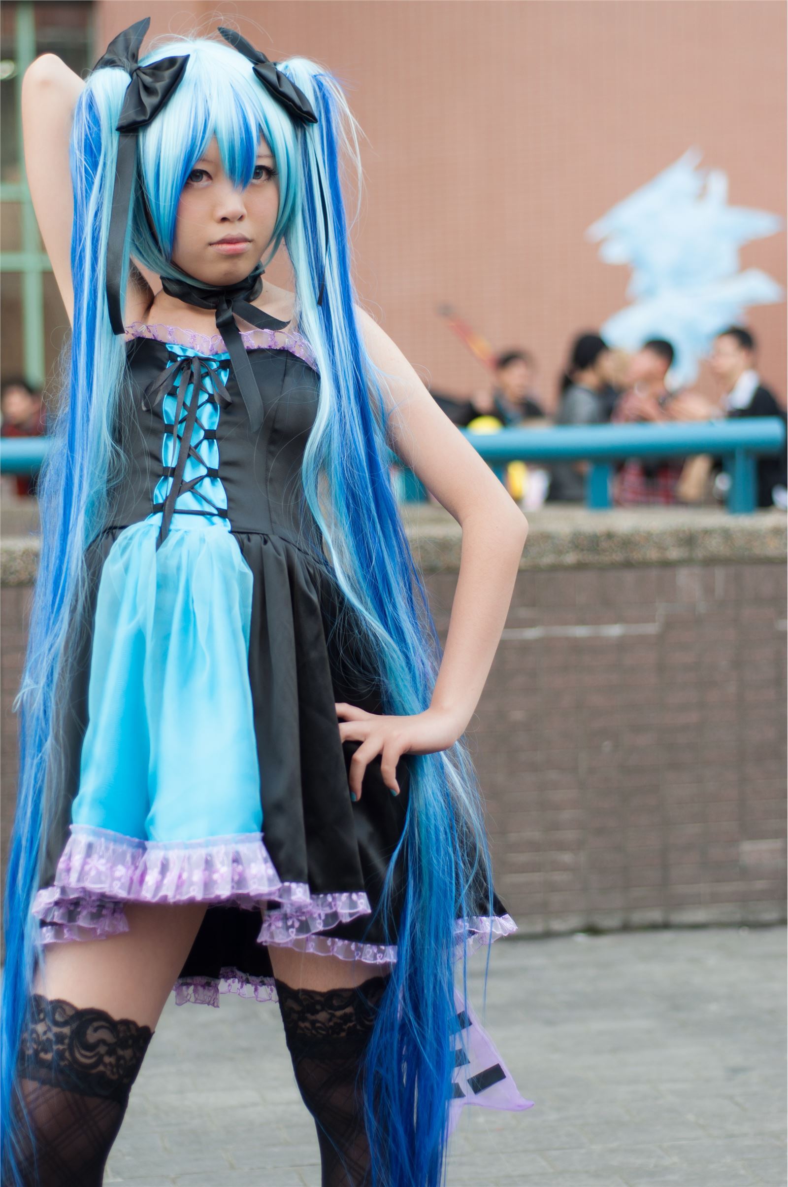 Nacco Cosplay コスプレ激萌黑色袜控Cos 2