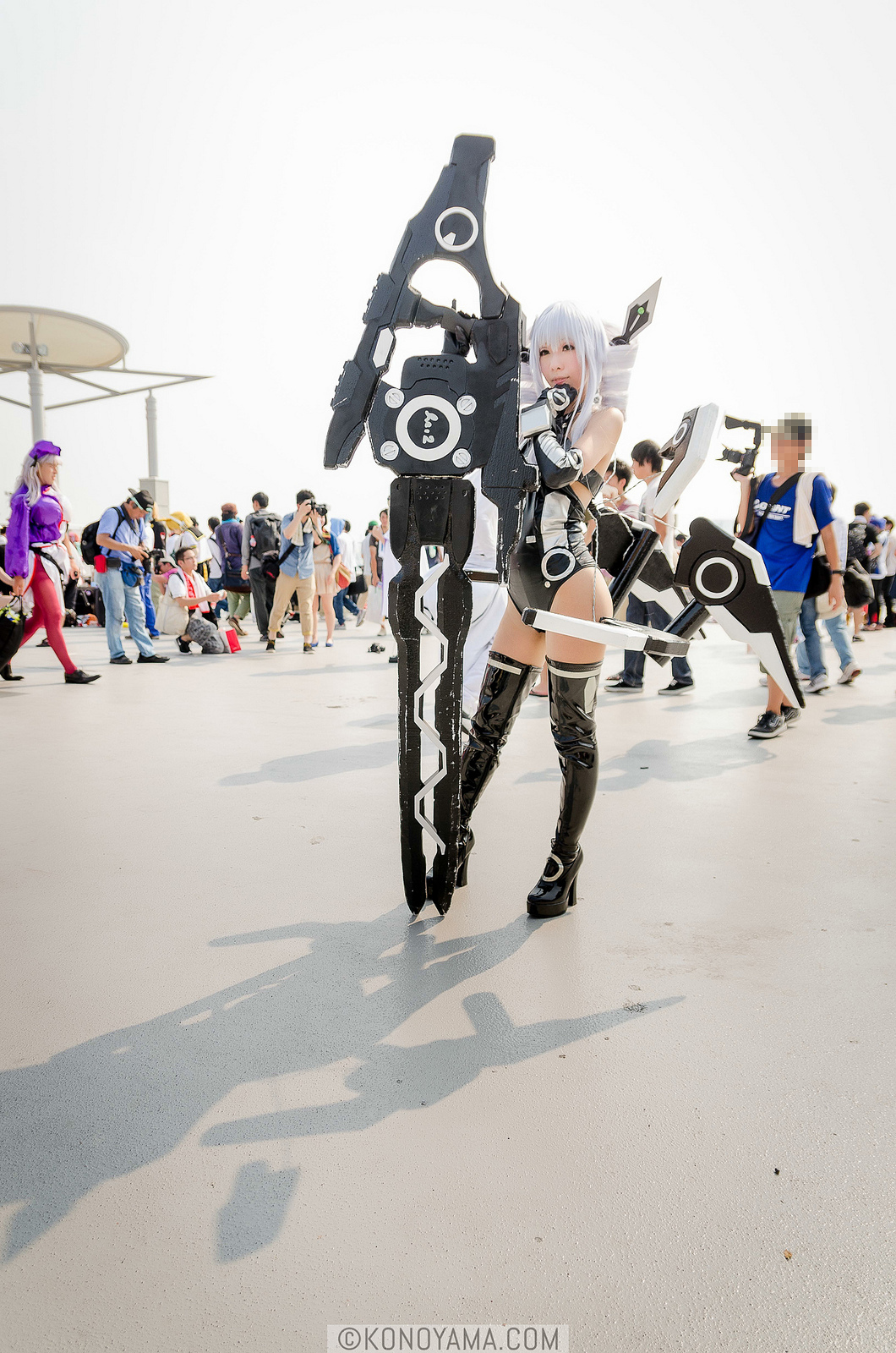 Nacco Cosplay コスプレ激萌黑色袜控Cos 2