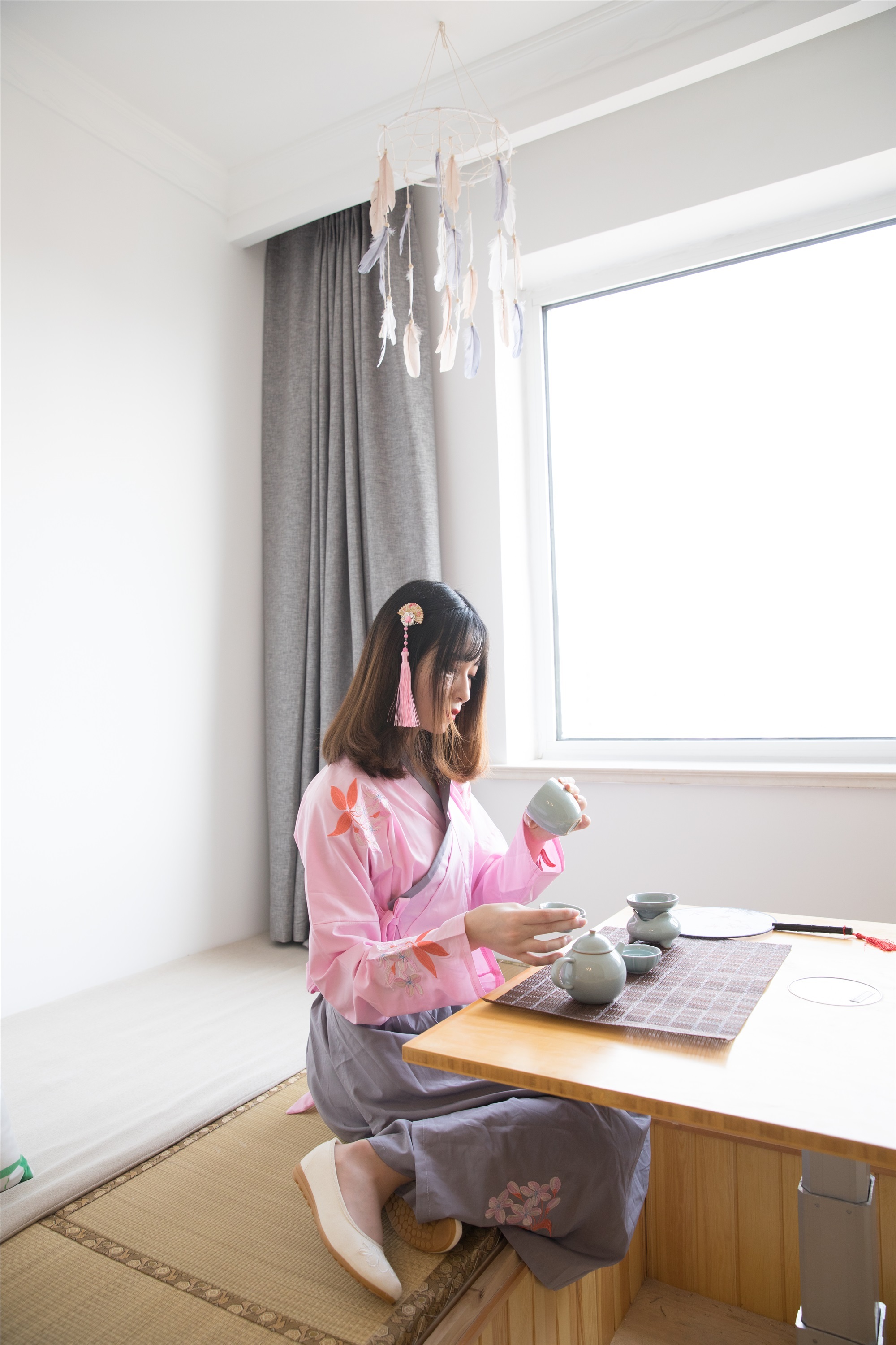 物恋传媒 No.109 猫耳-小众汉服与肉丝的巧妙搭配