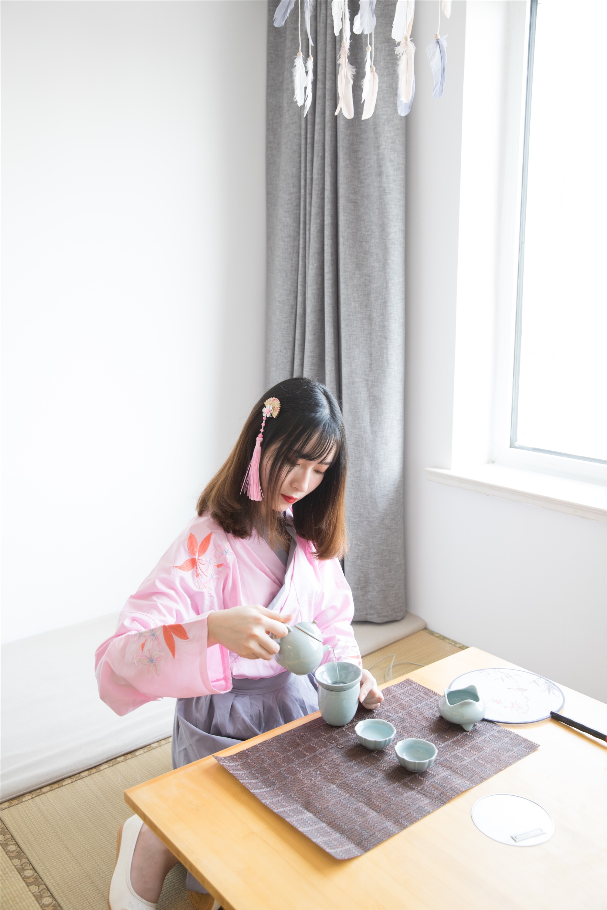 物恋传媒 No.109 猫耳-小众汉服与肉丝的巧妙搭配