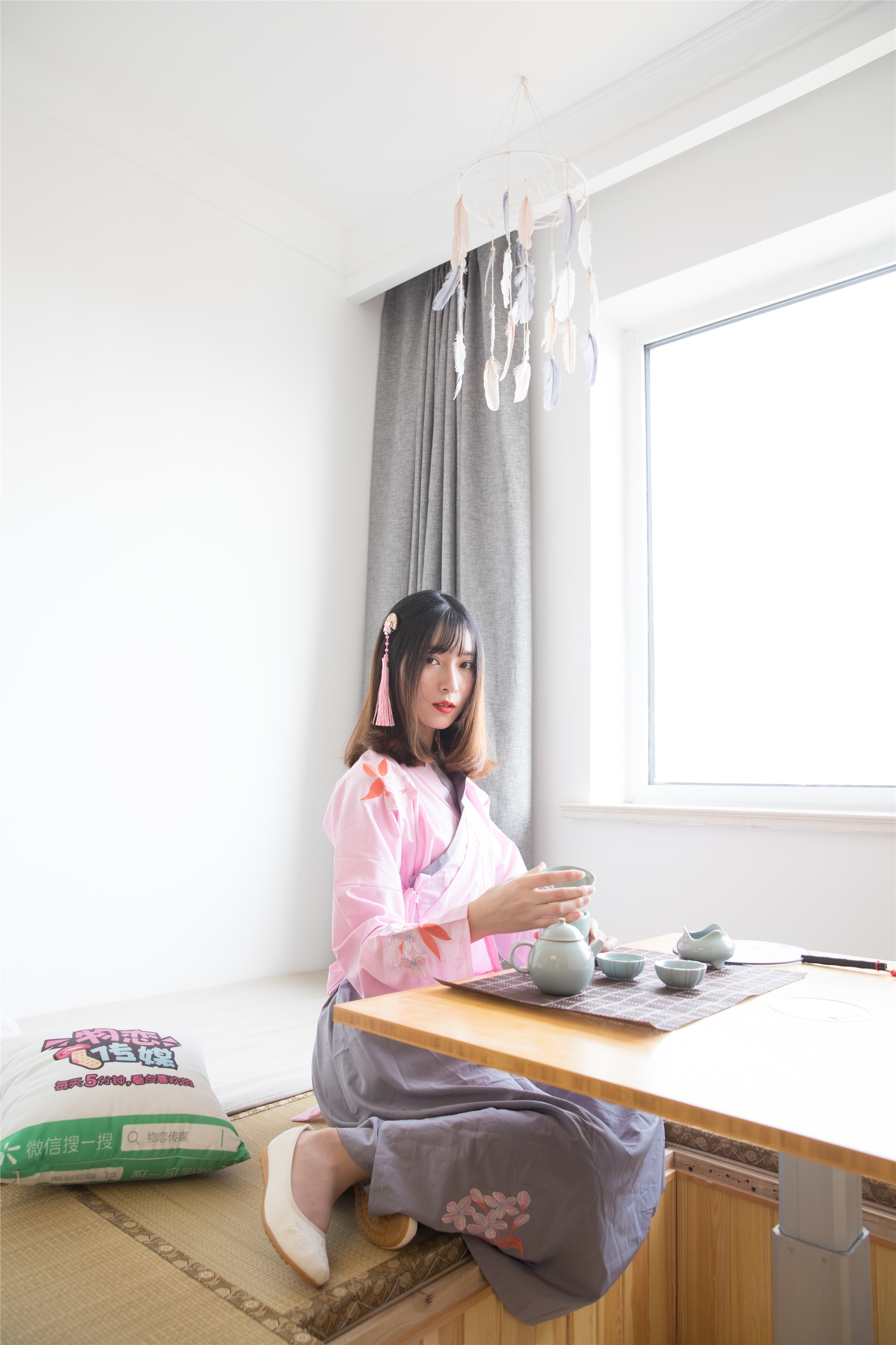 物恋传媒 No.109 猫耳-小众汉服与肉丝的巧妙搭配