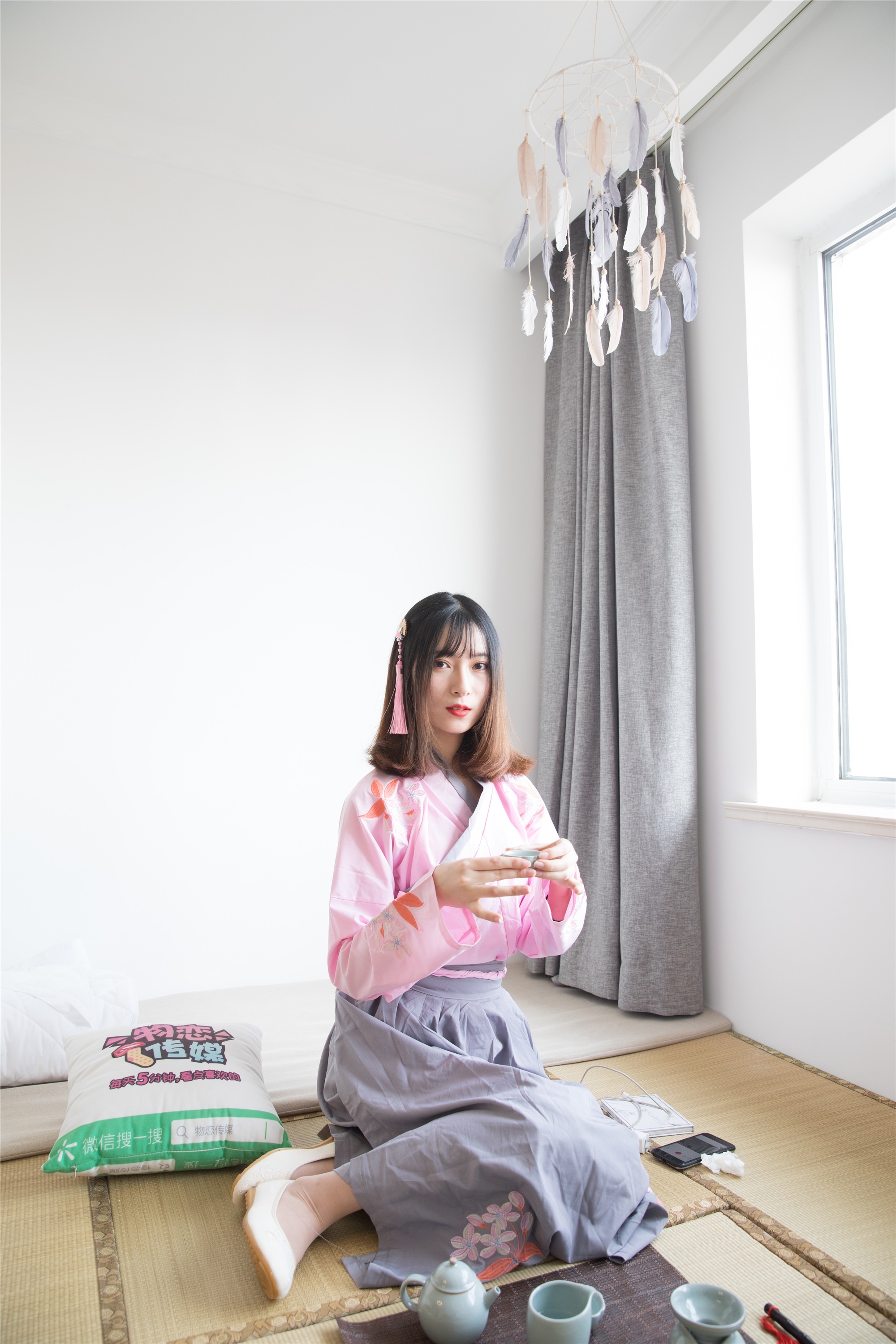 物恋传媒 No.109 猫耳-小众汉服与肉丝的巧妙搭配